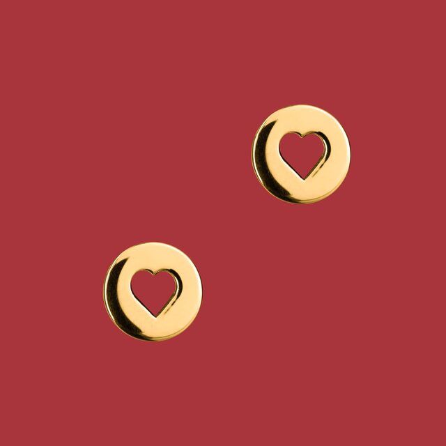 Studs small heart 1