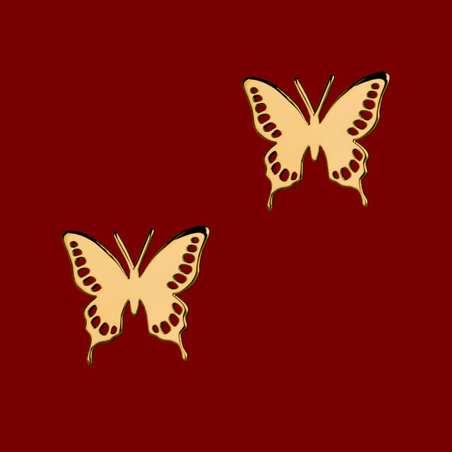 Studs butterfly swallowtail 1