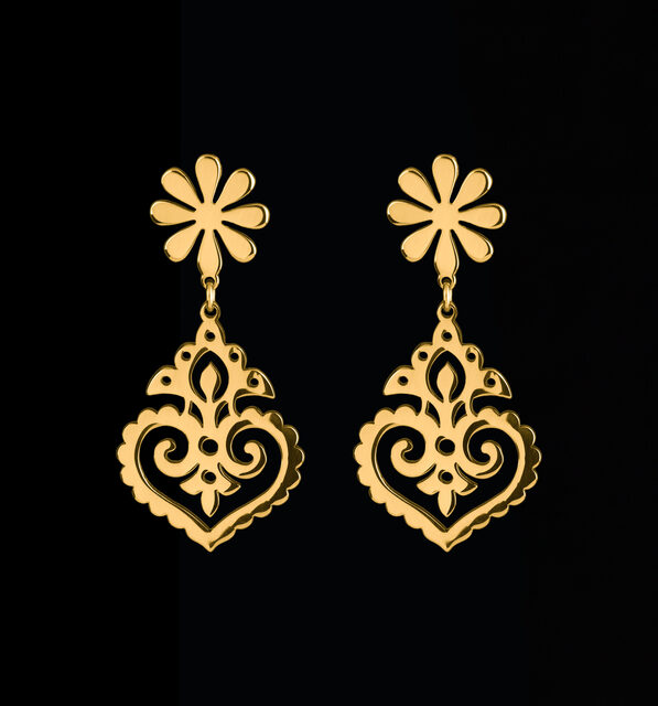 Earrings Trakovice 3 – heart