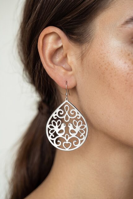 Earrings doves – tear