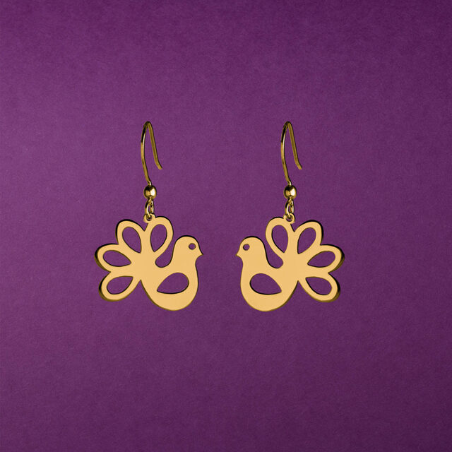 Earrings doves mini