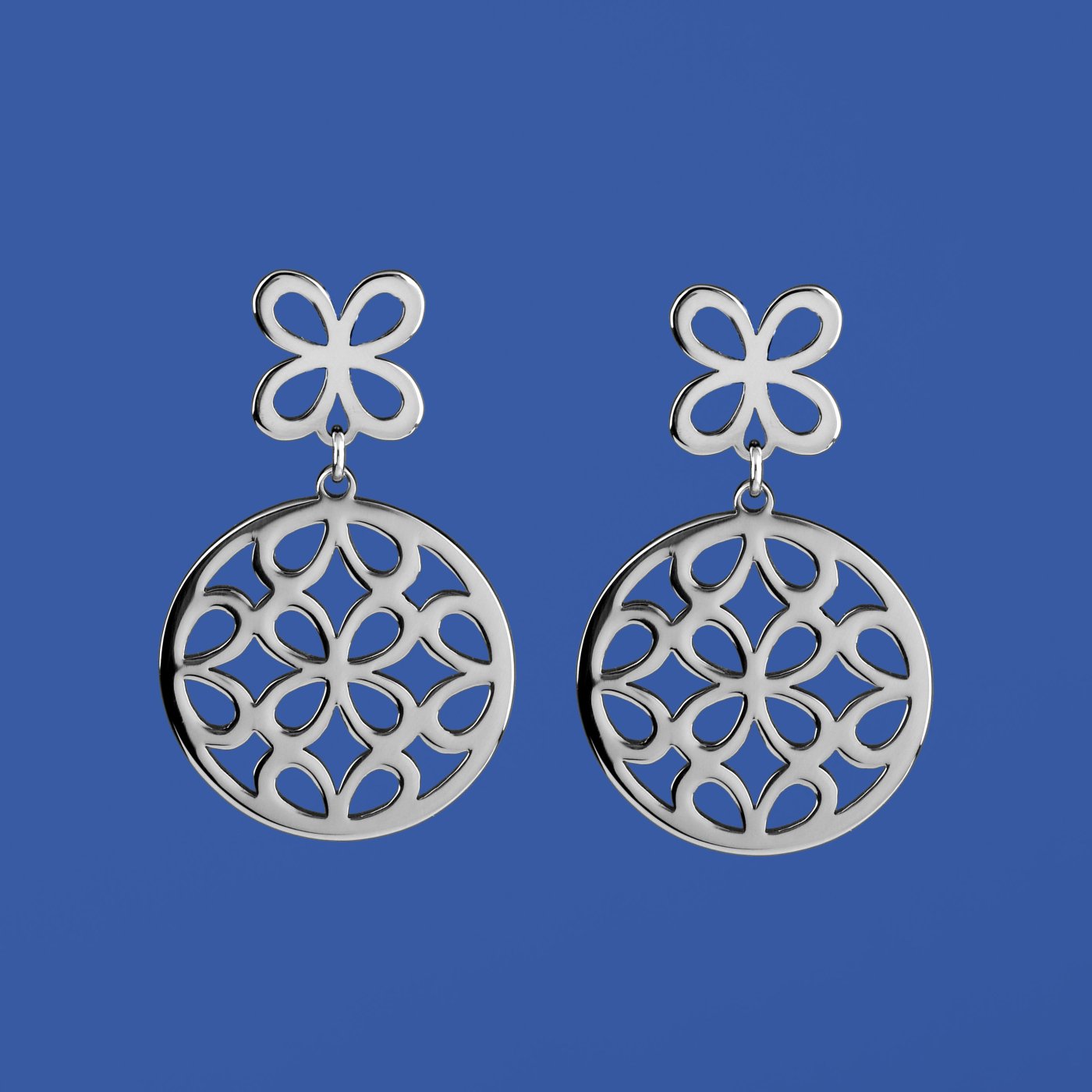 Stud earrings infinity - circle 2
