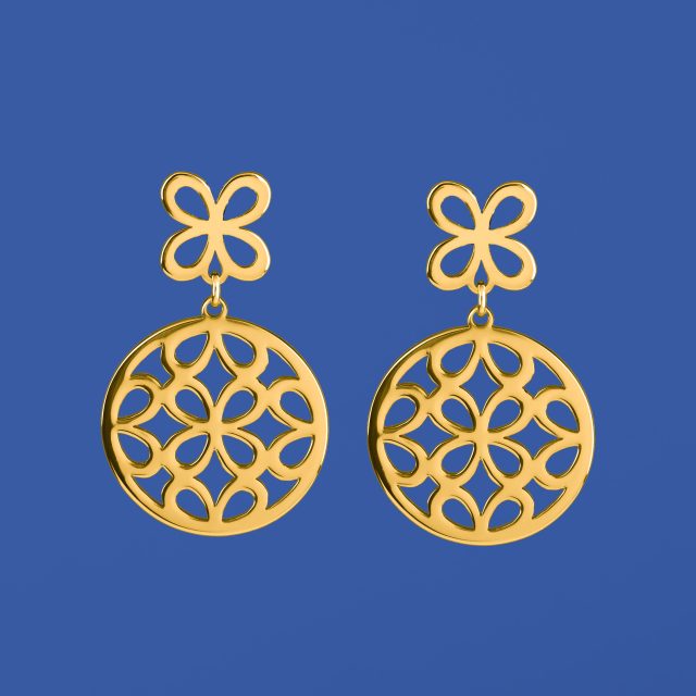 Stud earrings infinity - circle 2