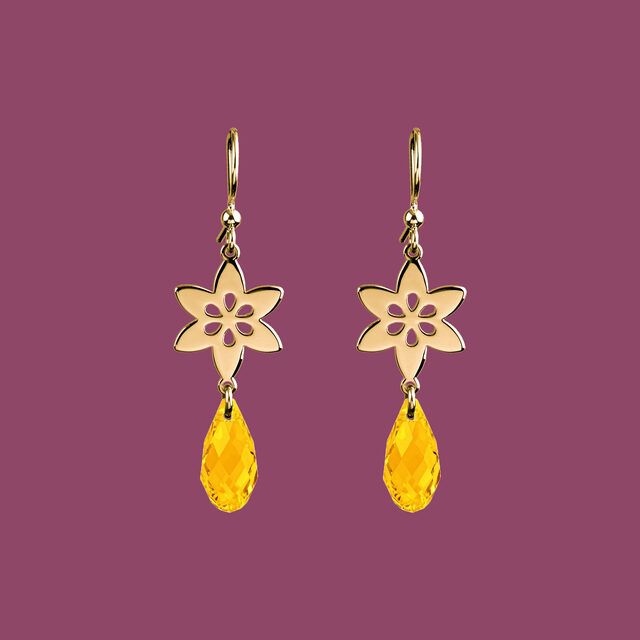 Earrings clematis 6 – swarovski