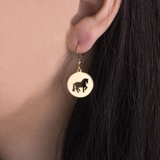 Earrings piaffe – mini circle