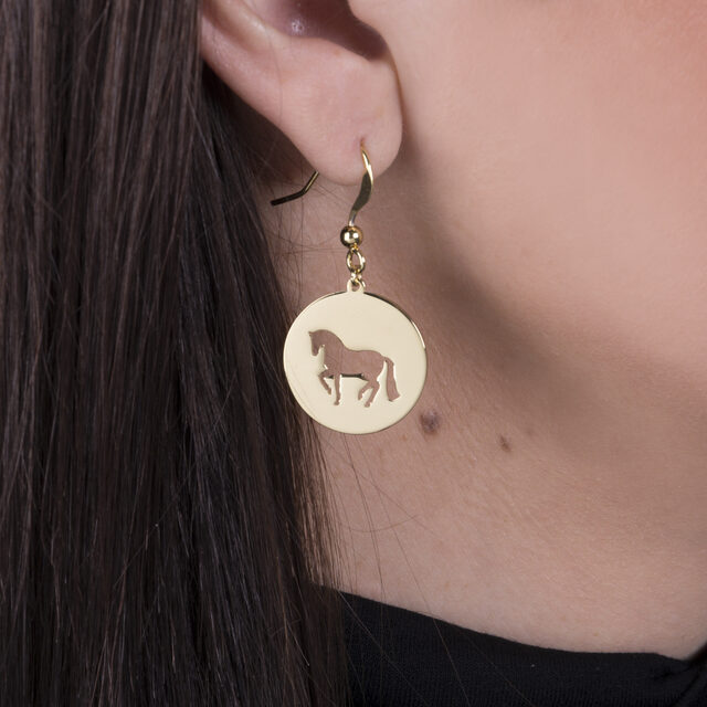 Earrings piaffe – mini circle