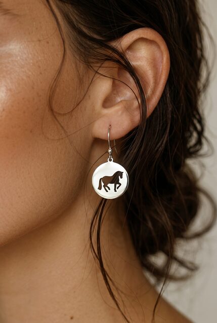 Earrings piaffe – mini circle