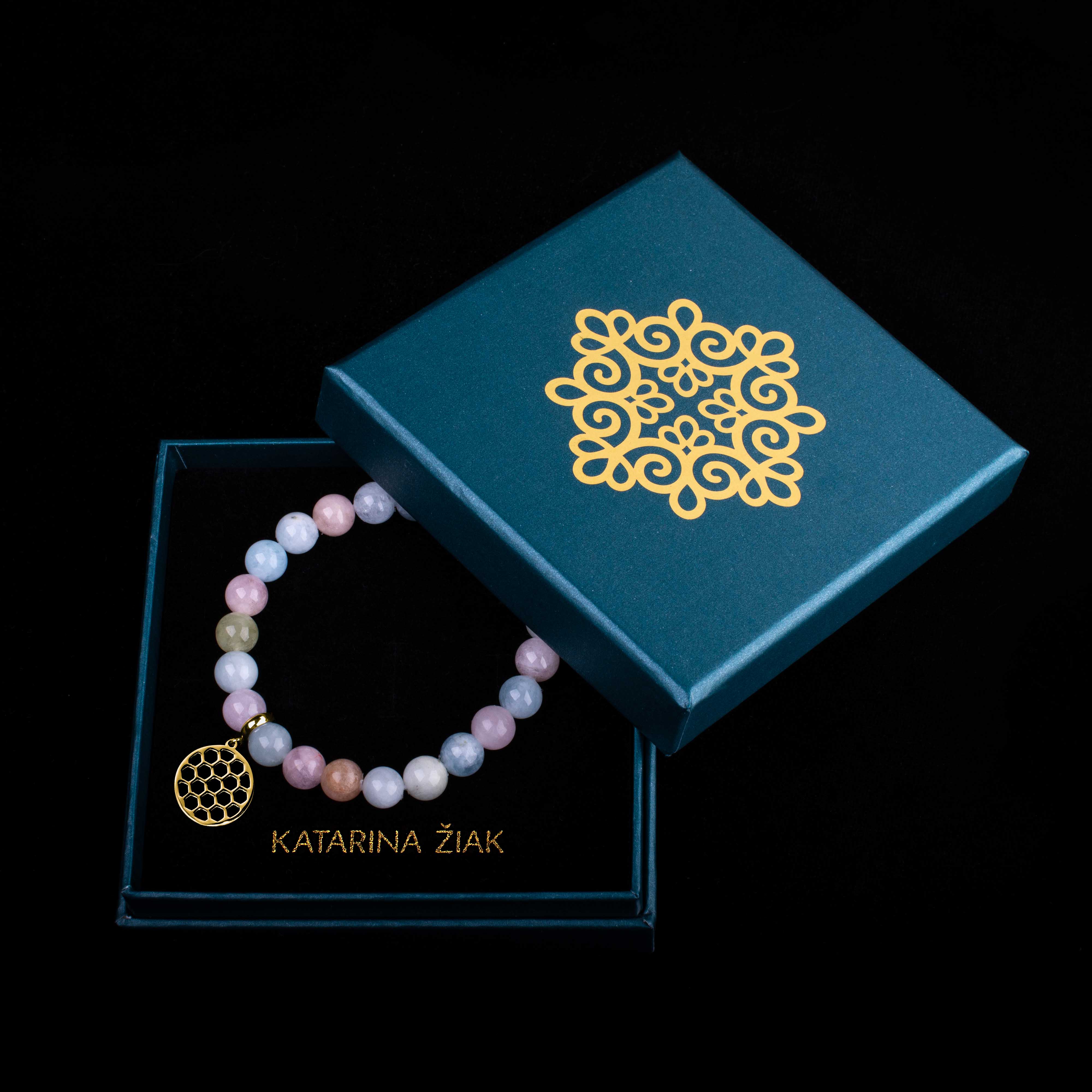 Náramok golf - rôzne kamene