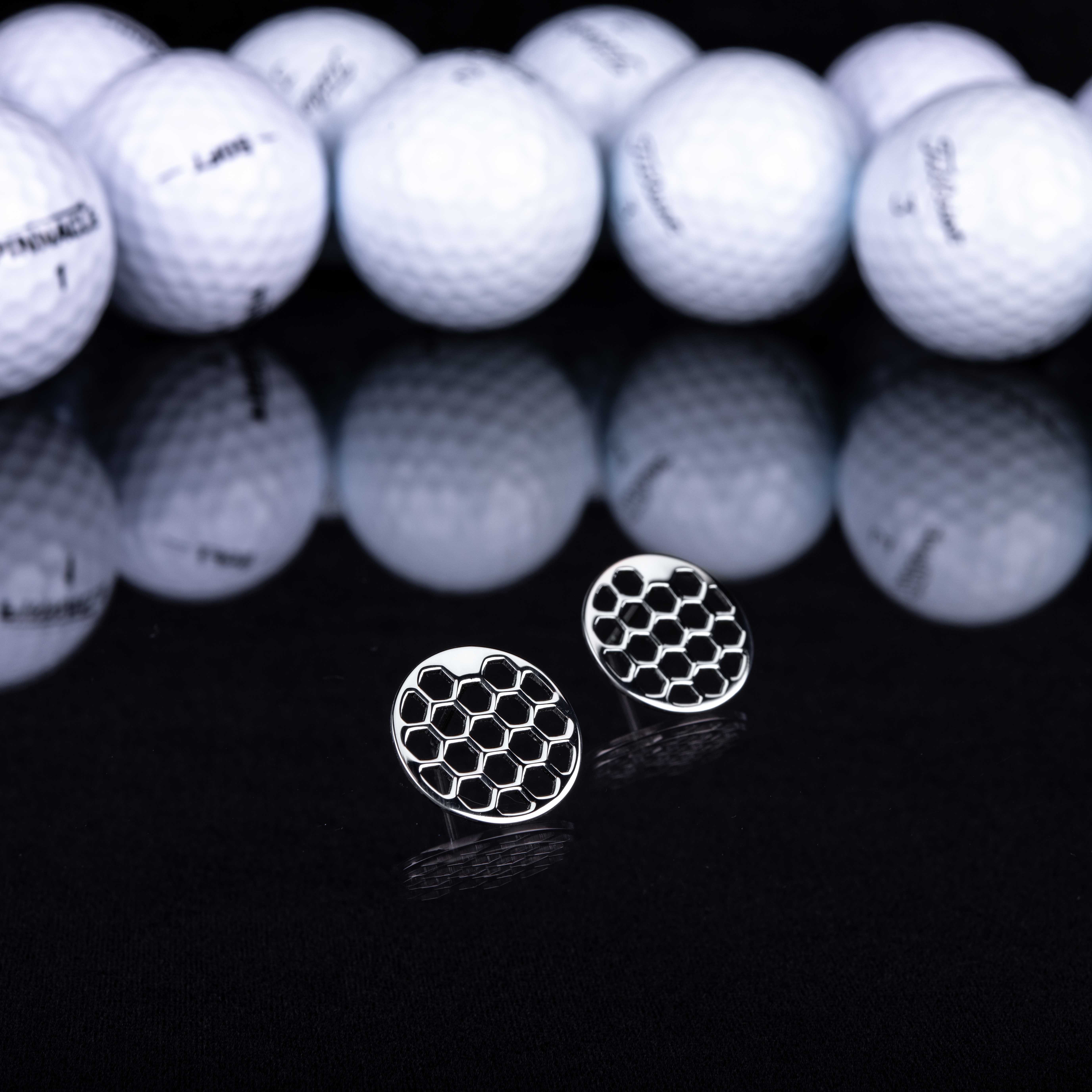 Napichovacie náušnice golf 3