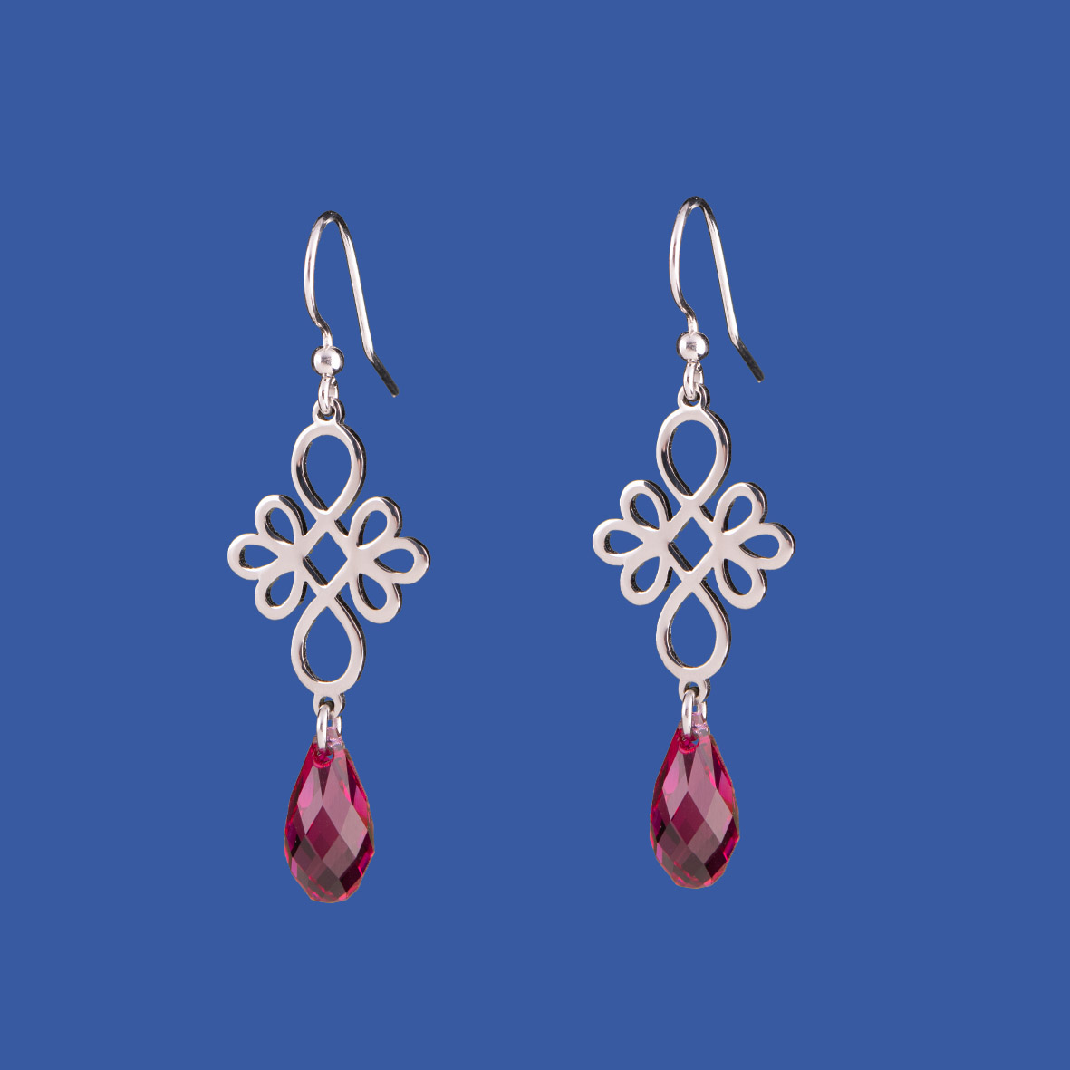 Náušnice Náušnice nekonečno - 1 swarovski