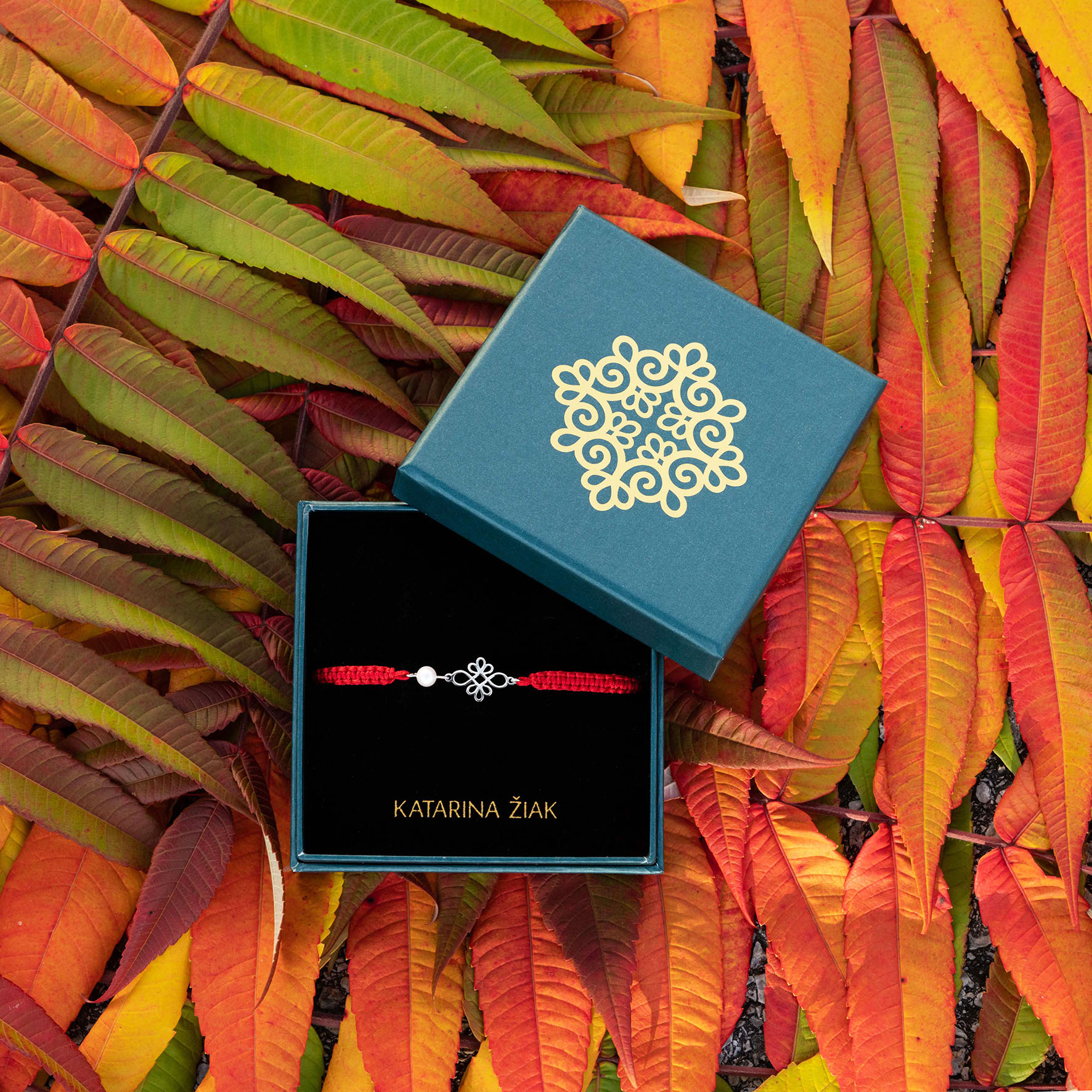 Náramok nekonečno 1 – šnúrka + perla