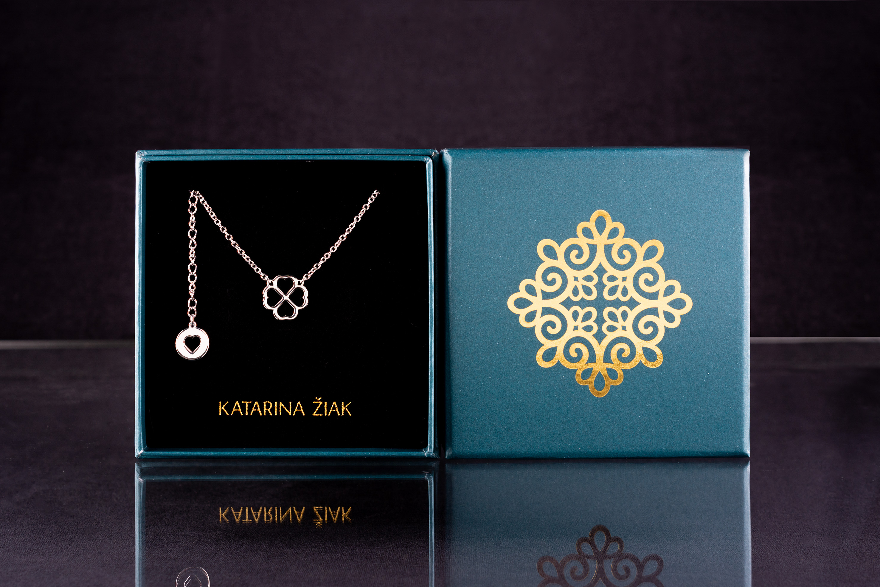 Náhrdelník štvorlístok