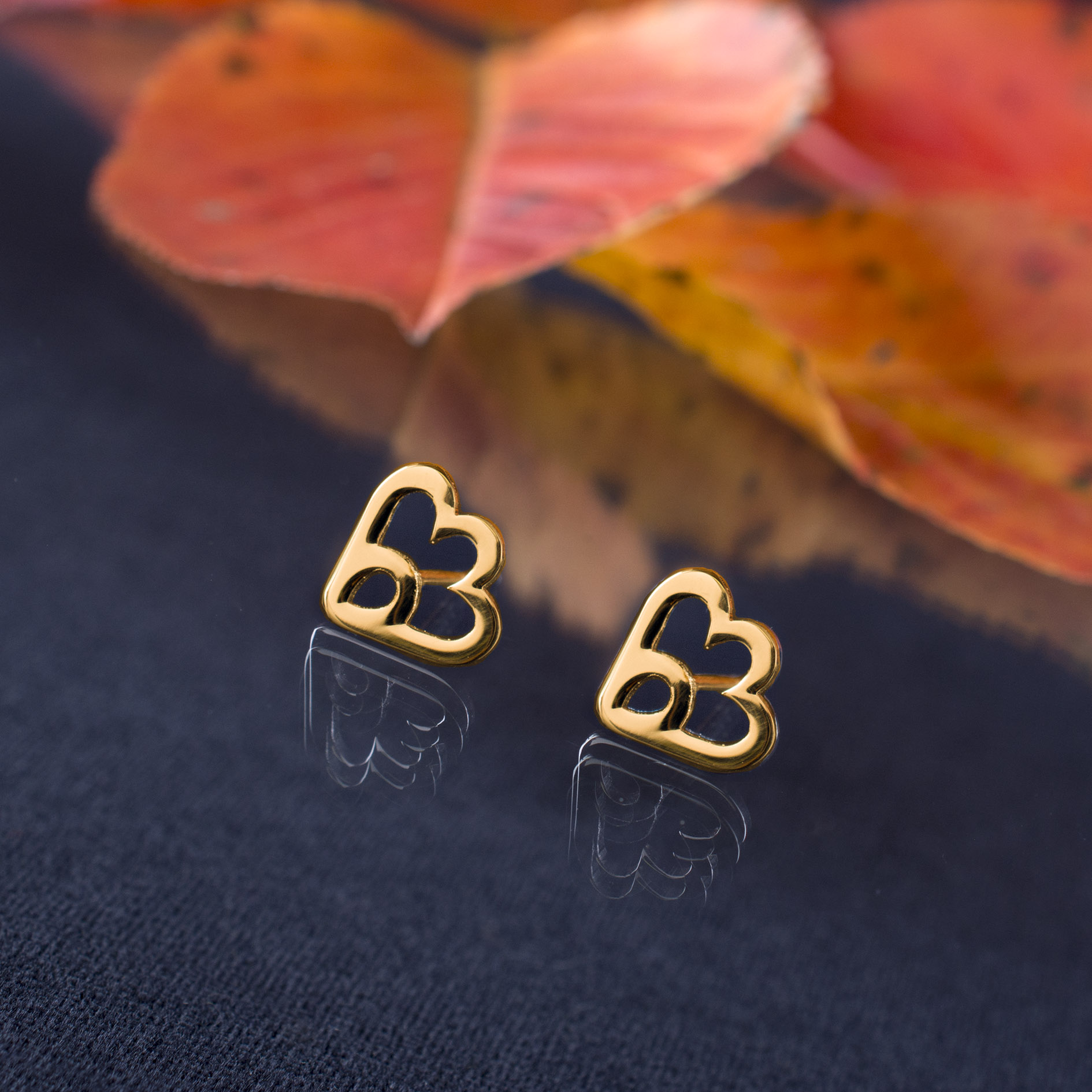 Napichovacie náušnice snežienka