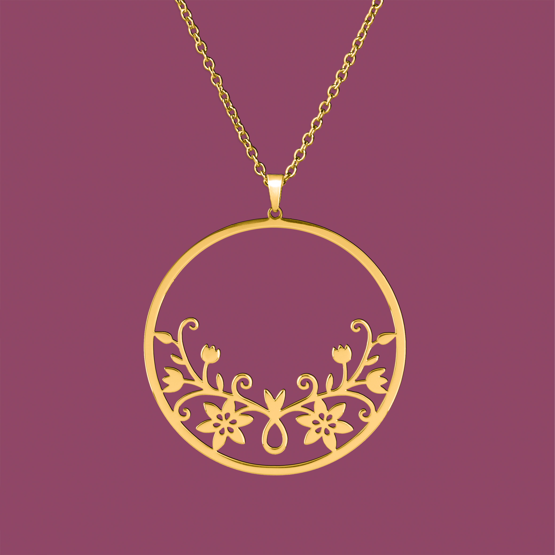 Prívesok klematis 1 - kruh