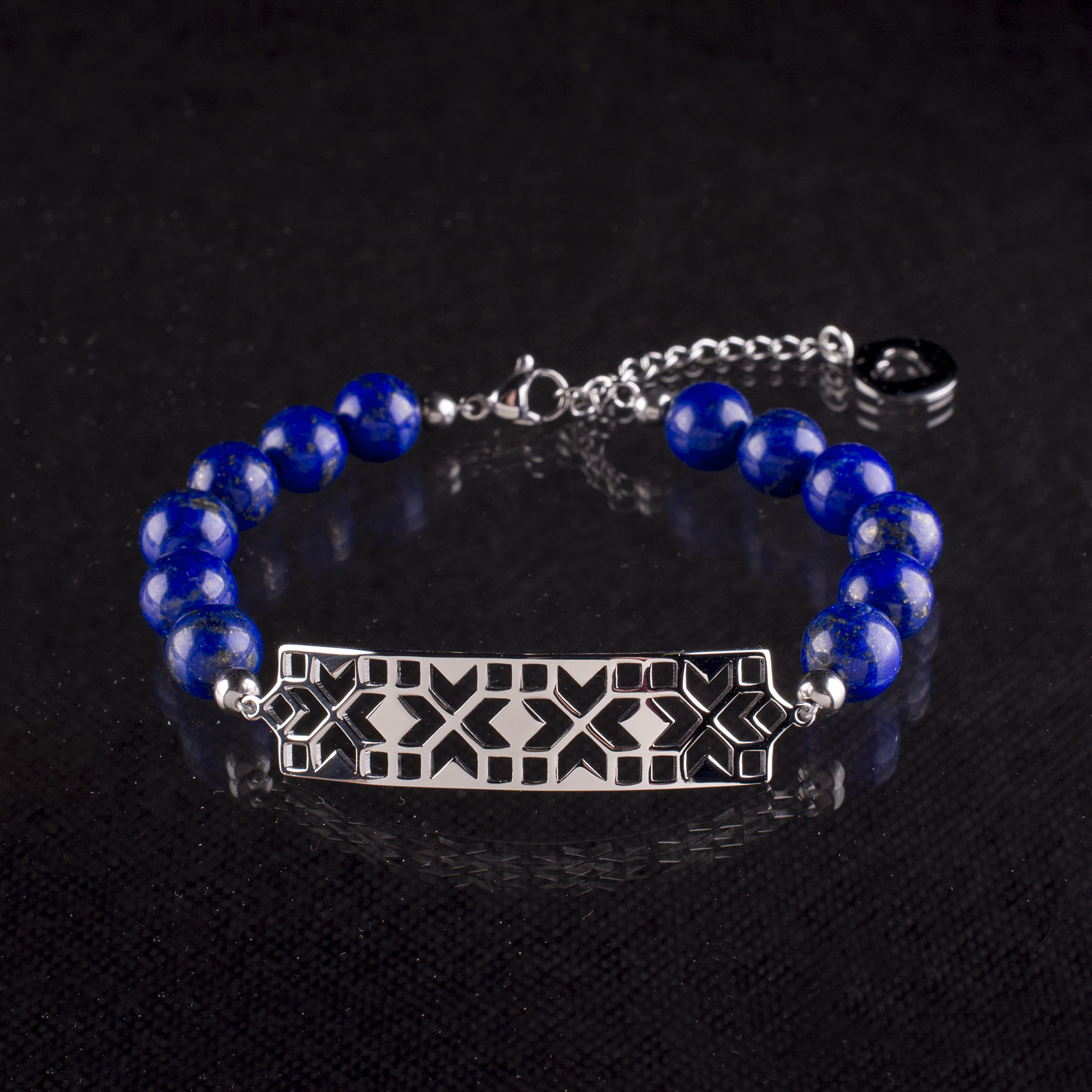 Náramok geometria 2 - lapis - krátky