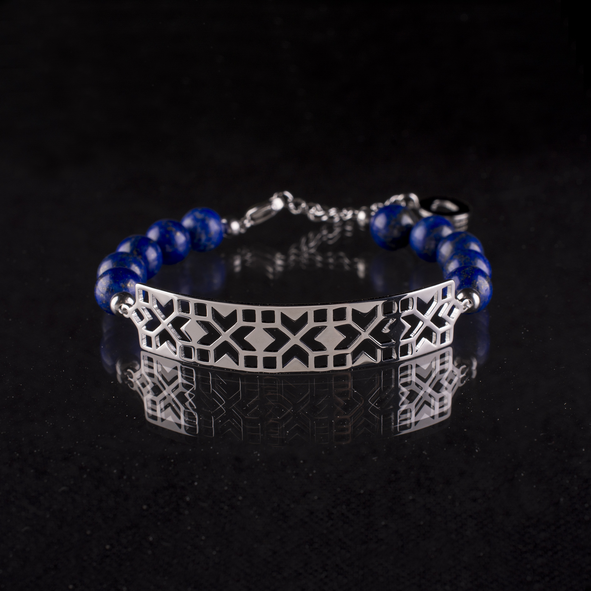 Náramok geometria 2 - lapis - dlhý