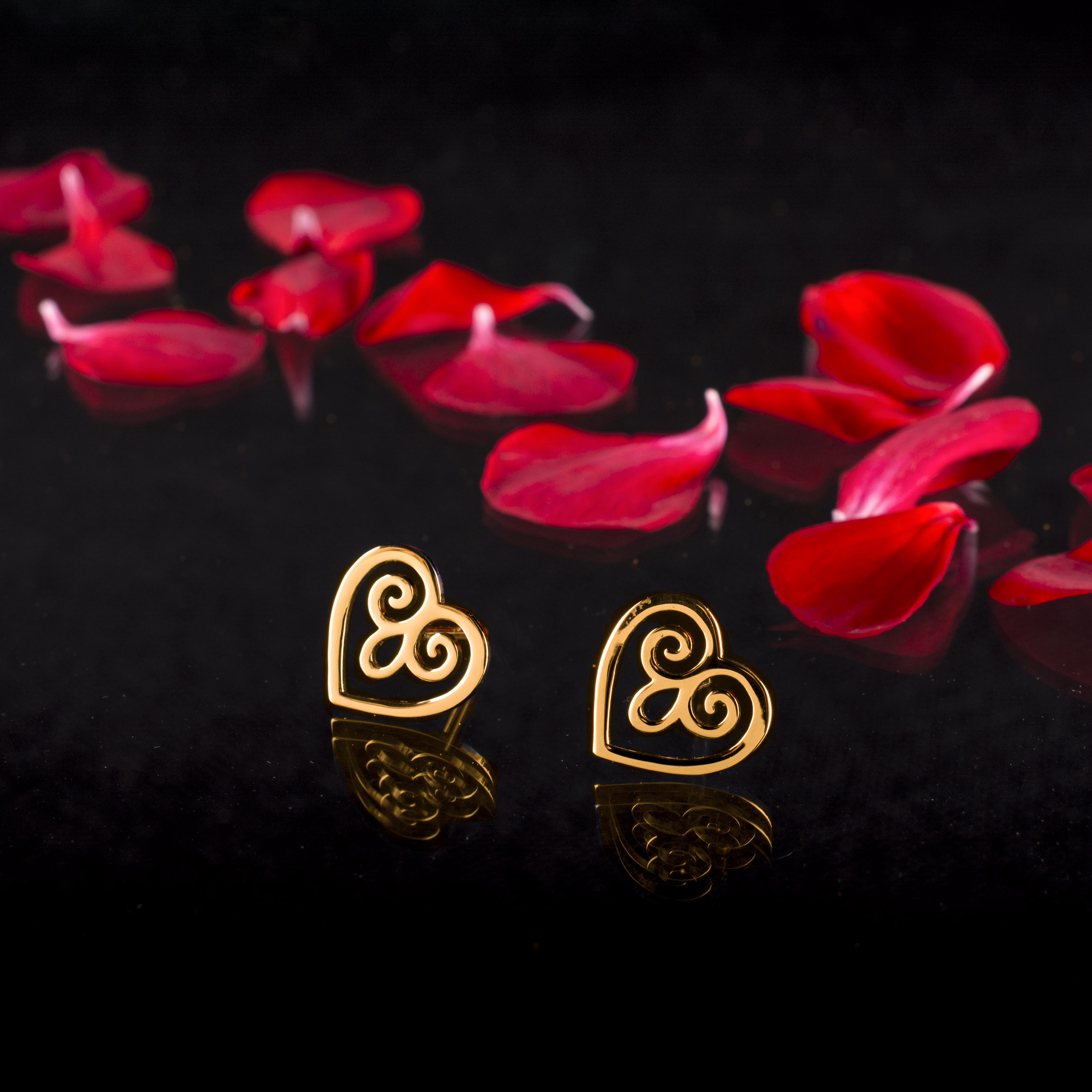 Napichovacie náušnice malé srdiečka