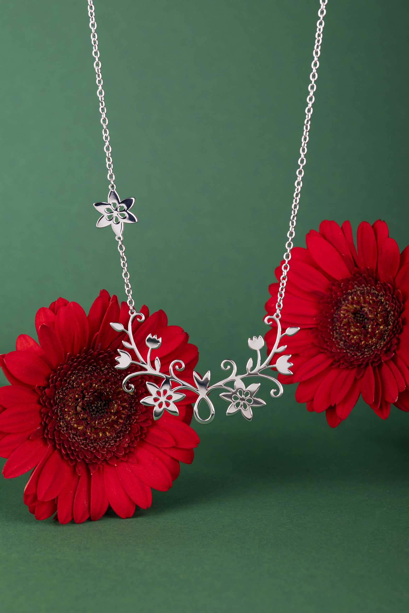 Náhrdelník klematis 1 - oblúk