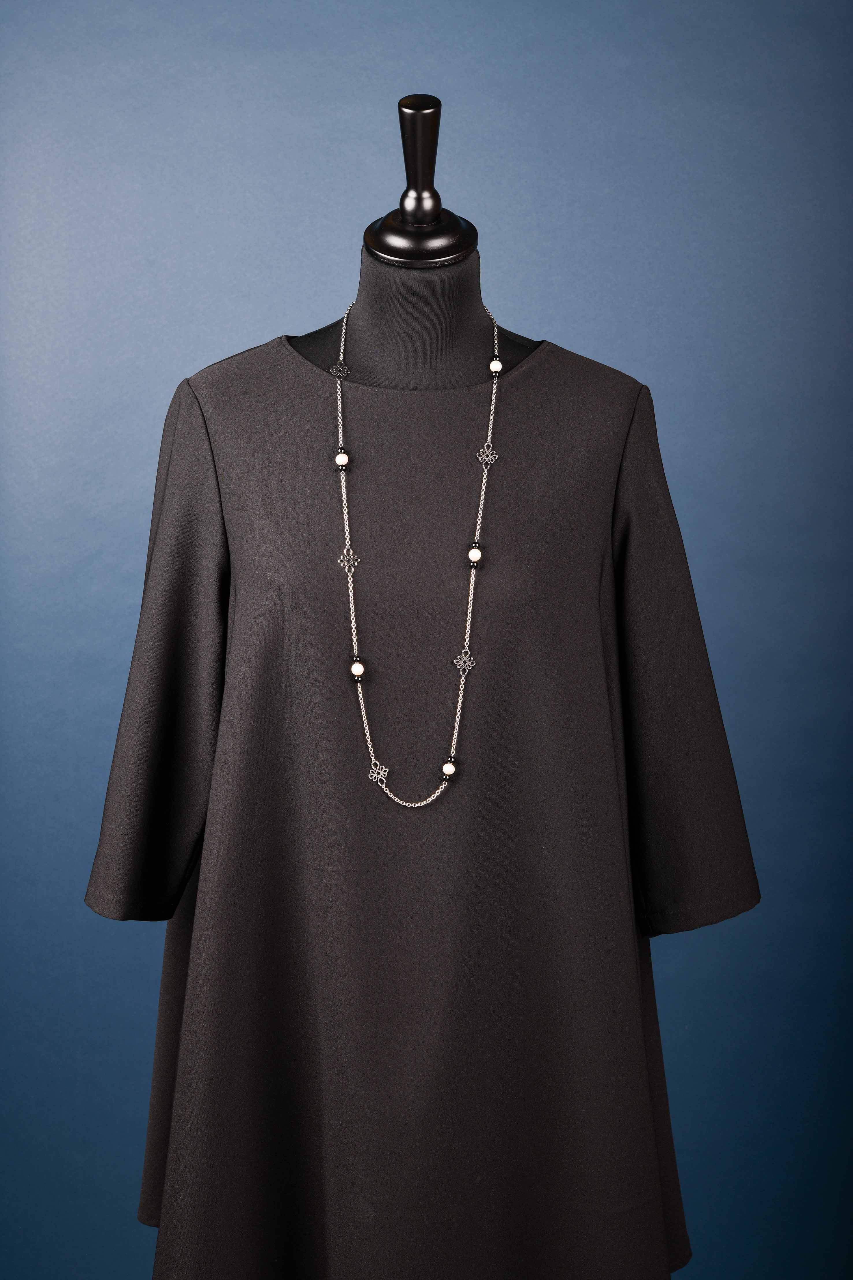 Retiazka nekonečno -1 + perla/onyx