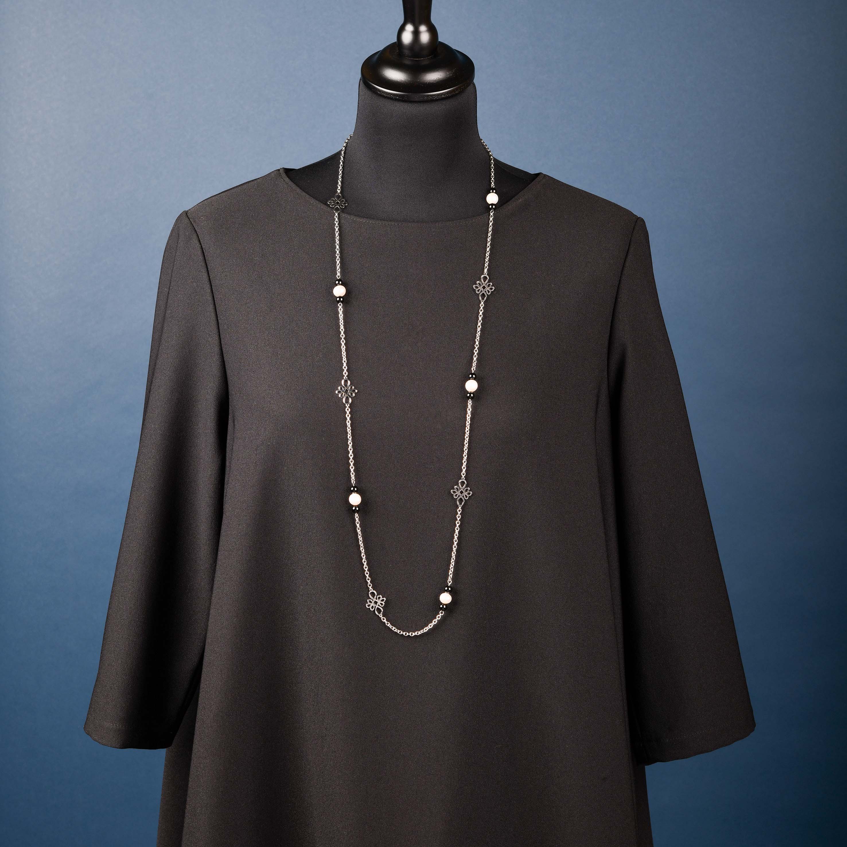 Retiazka nekonečno -1 + perla/onyx