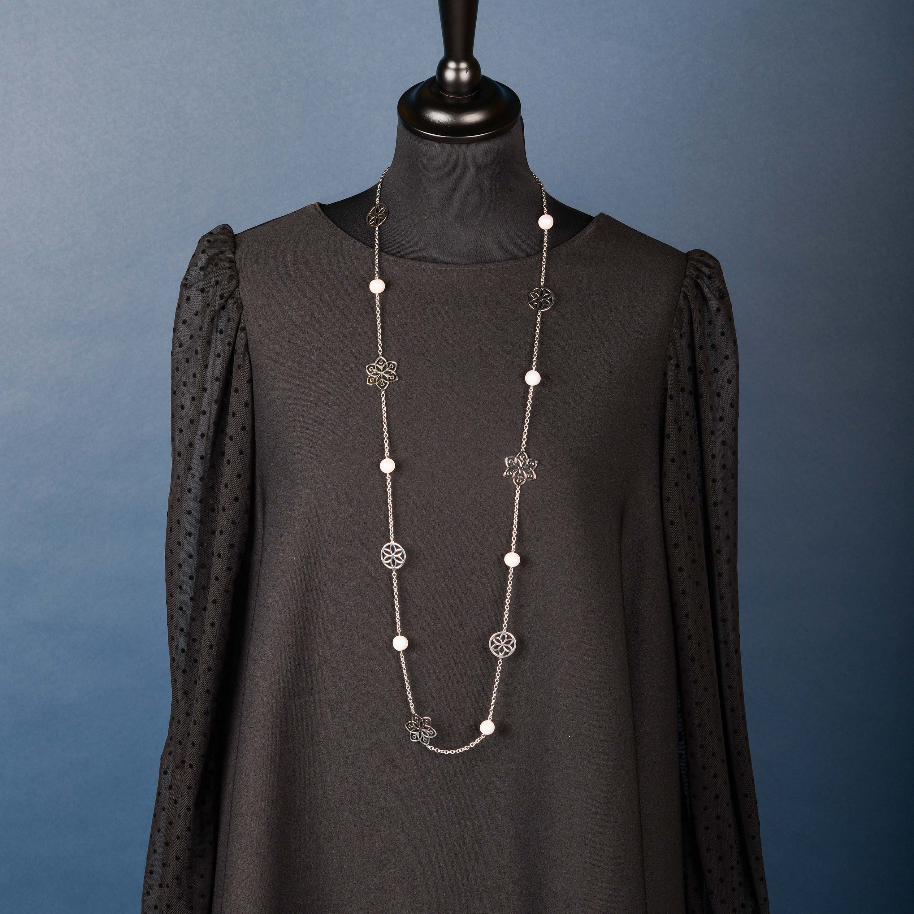 Retiazka kvet života -2 + perly