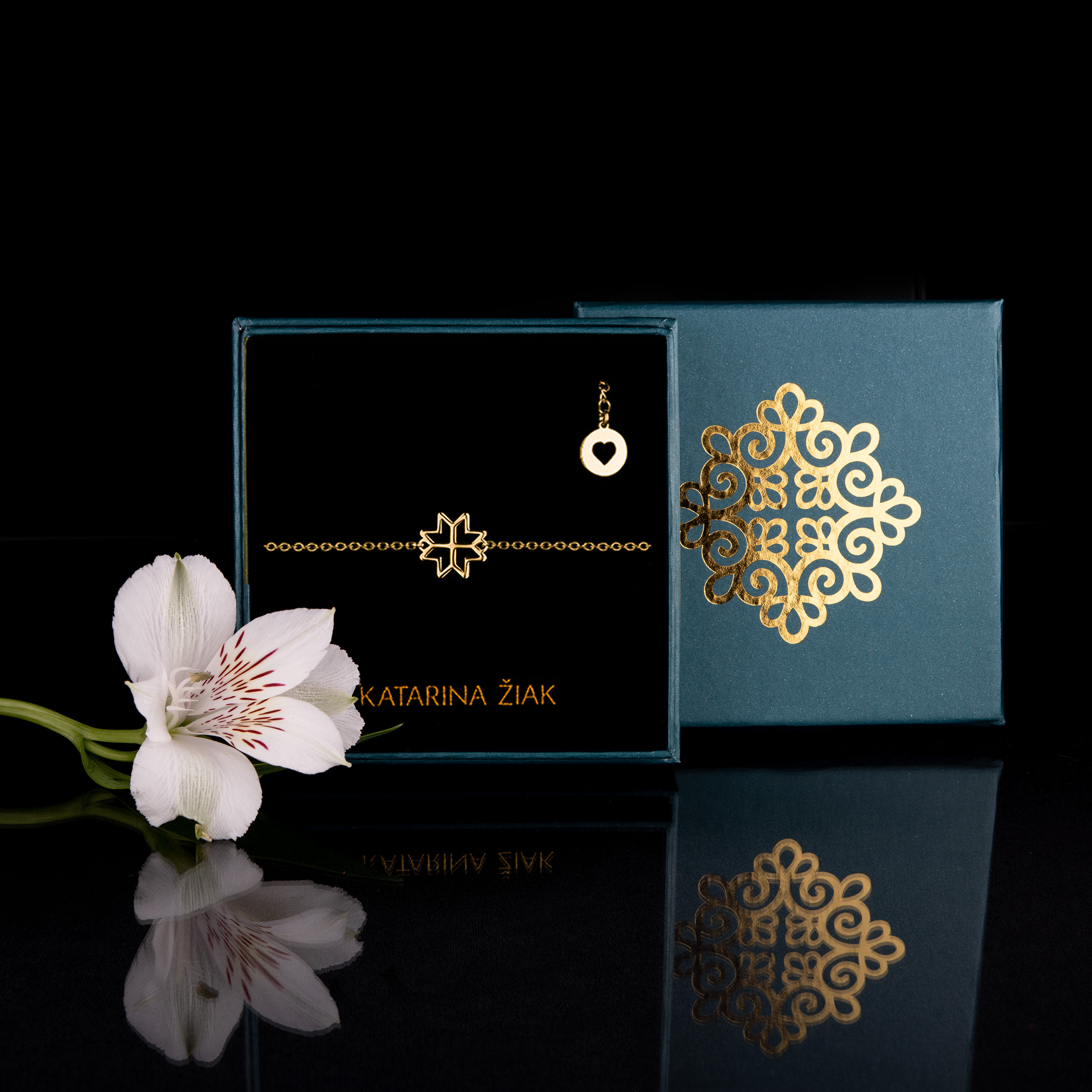 Náramok hviezda 1 - retiazka