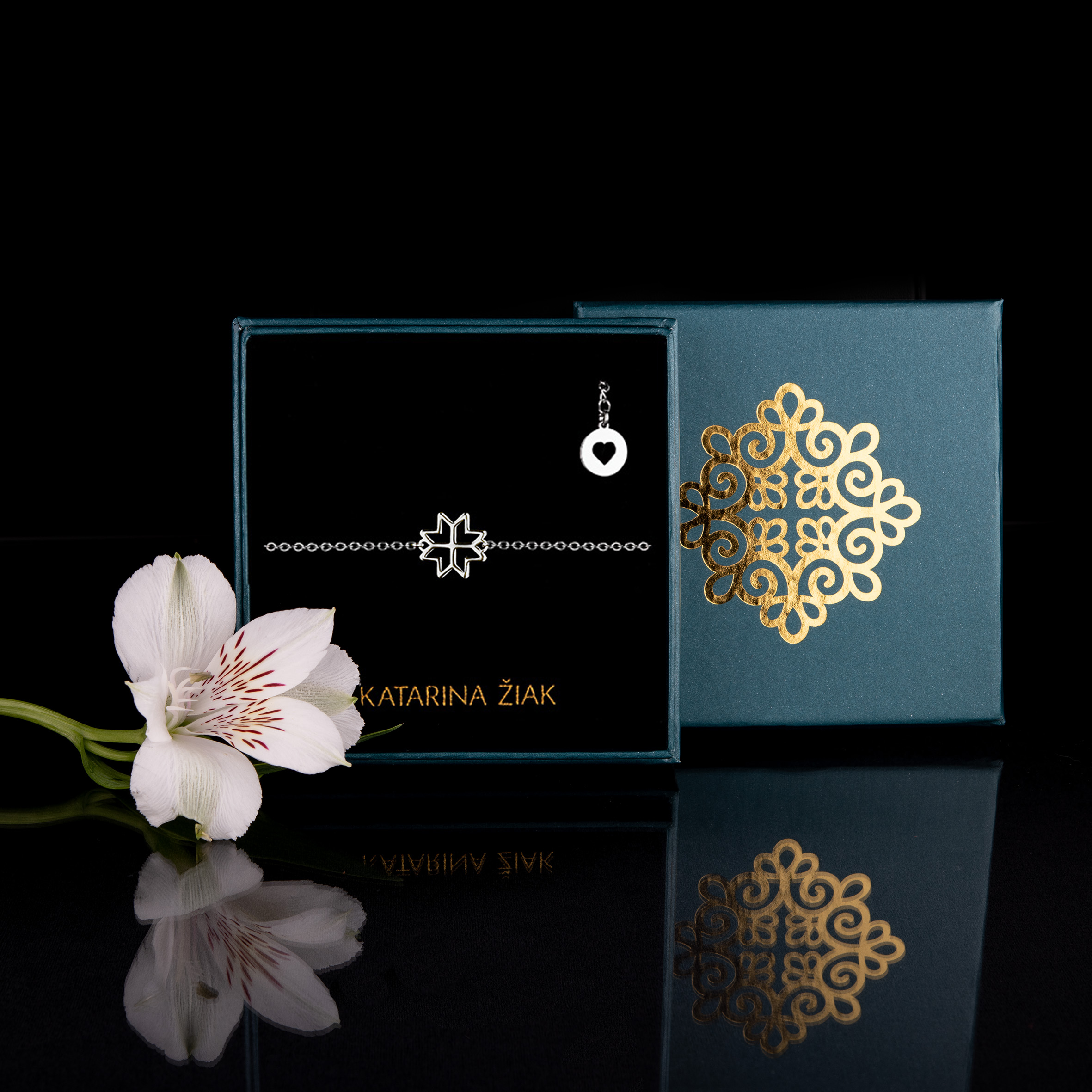 Náramok hviezda 1 - retiazka