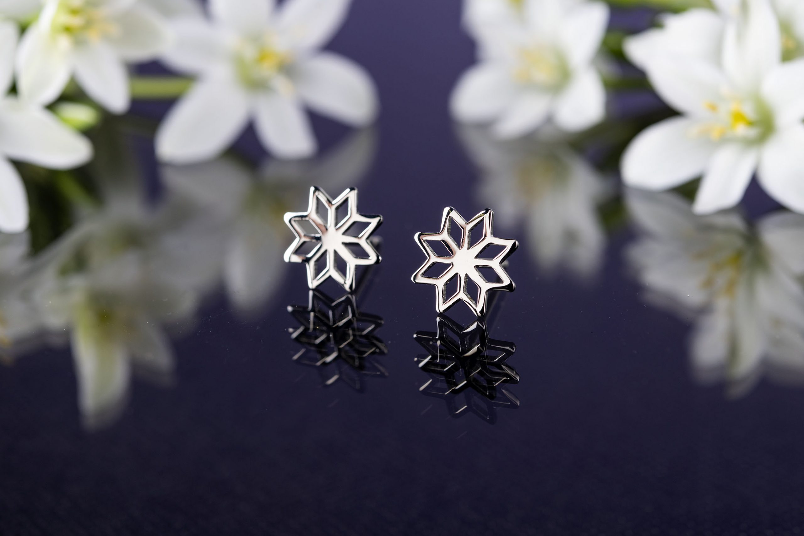 Napichovacie náušnice - Novohrad hviezda 1