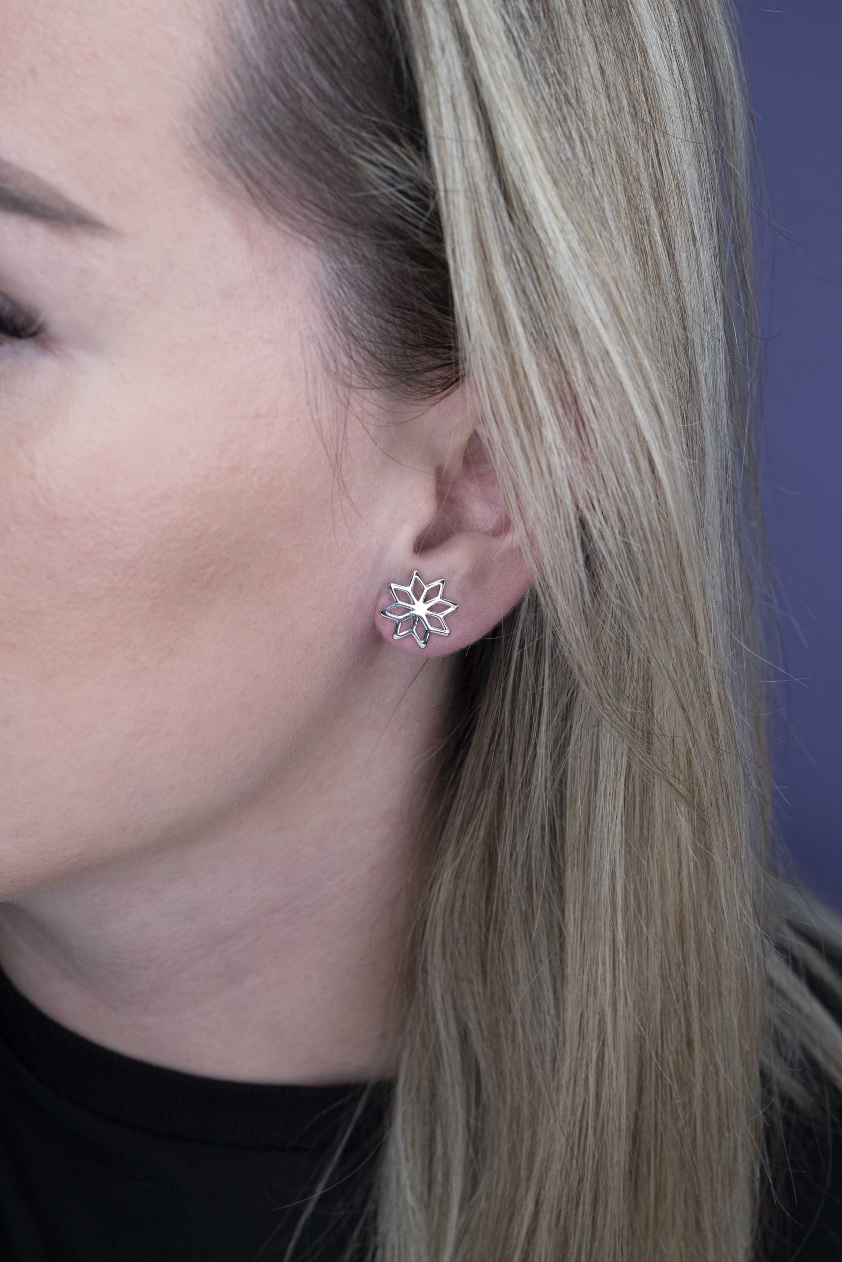 Napichovacie náušnice - Novohrad hviezda 1