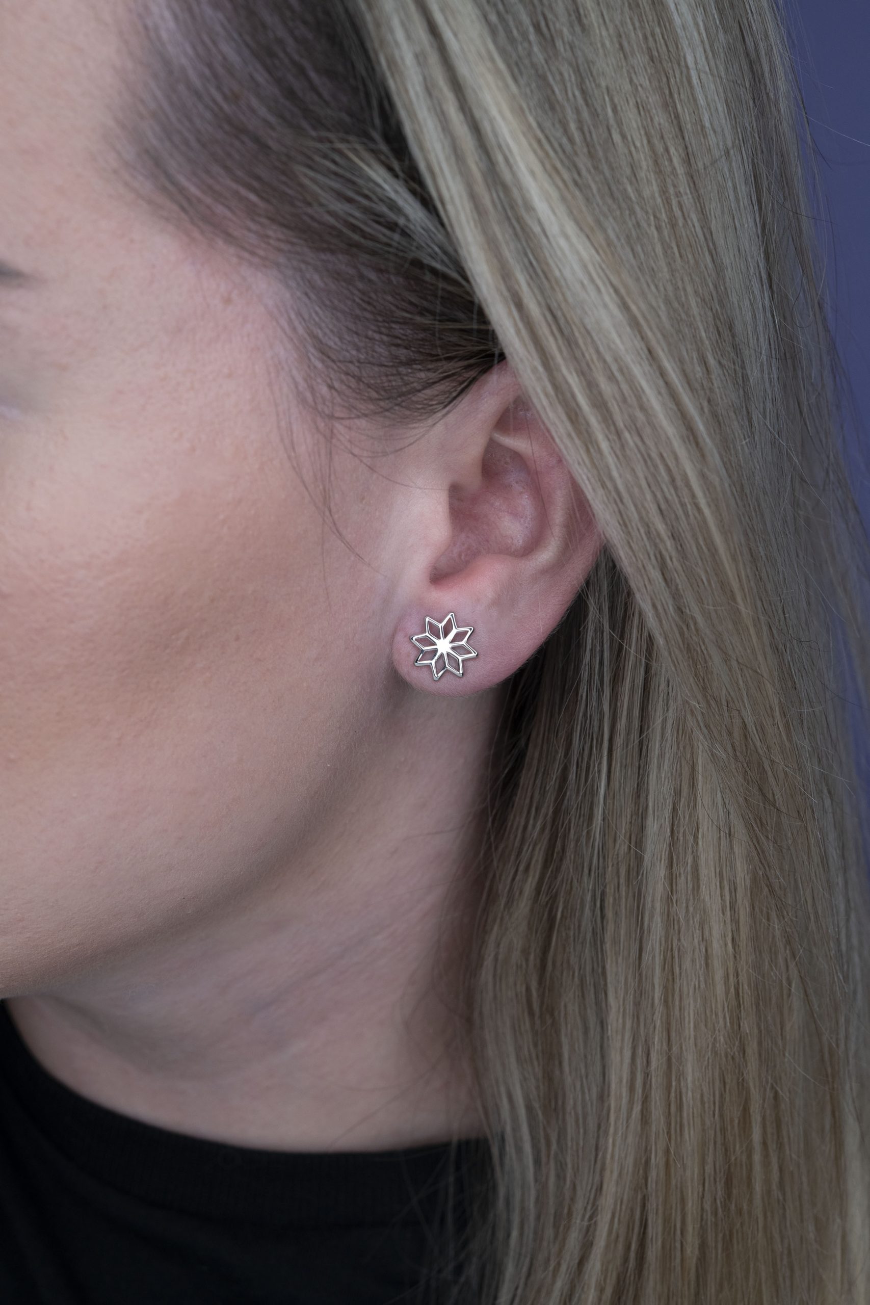 Napichovacie náušnice - Novohrad hviezda 1