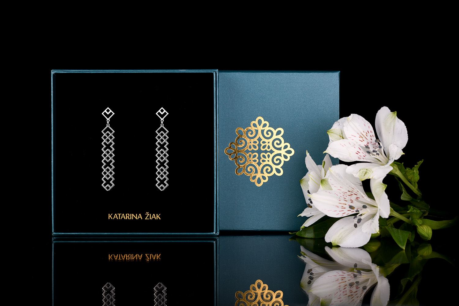 Náušnice Novohrad - pás  - dlhý