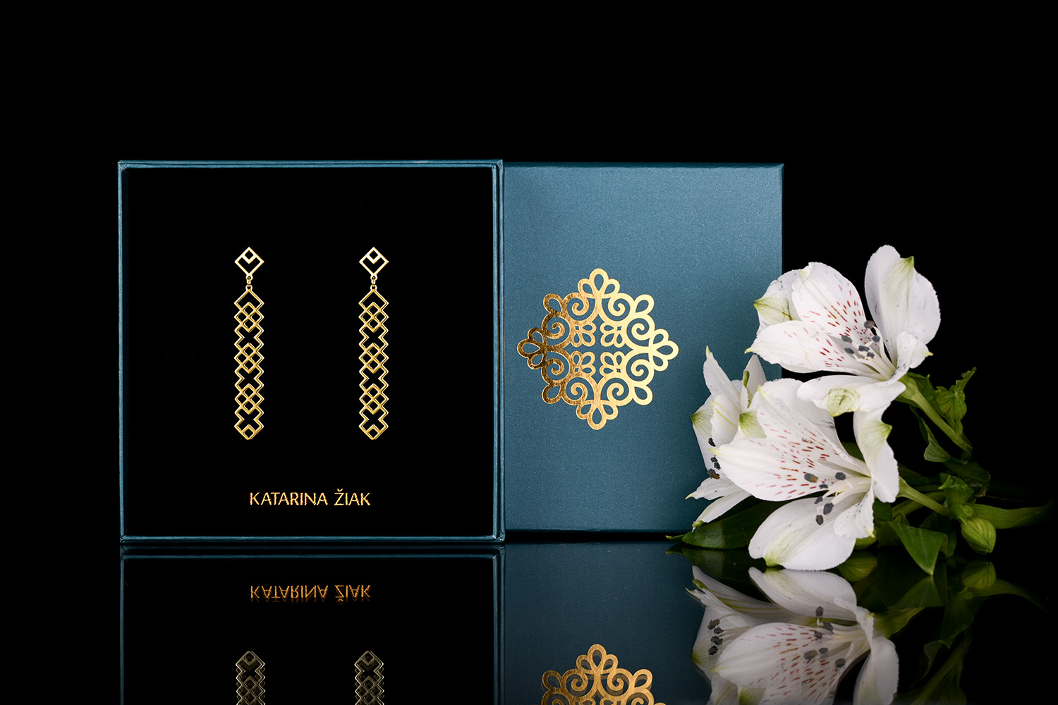 Náušnice Novohrad - pás  - dlhý