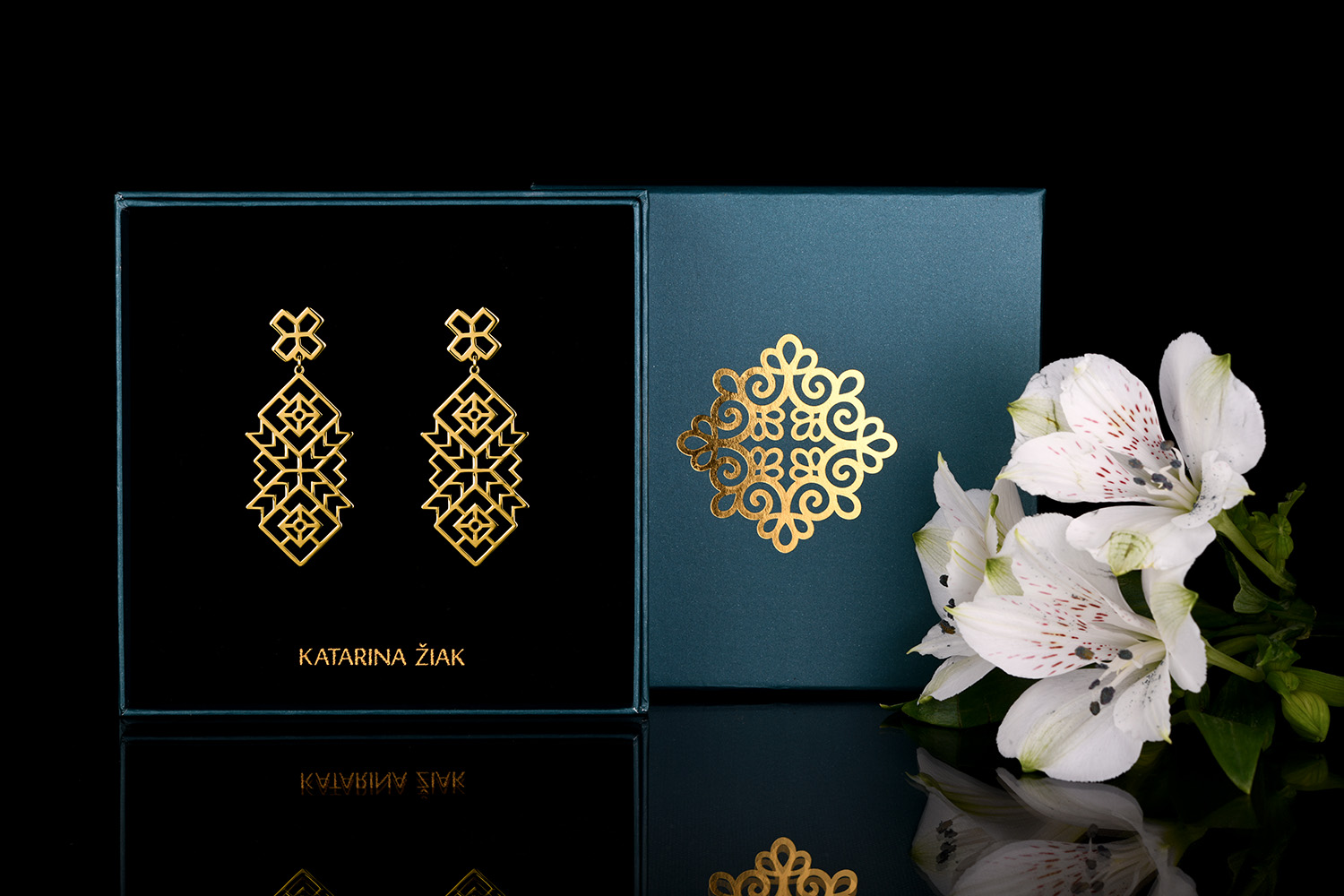 Náušnice Novohrad - ornament 1