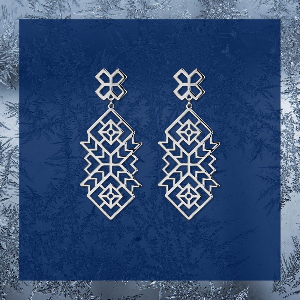 Náušnice Novohrad - ornament 1