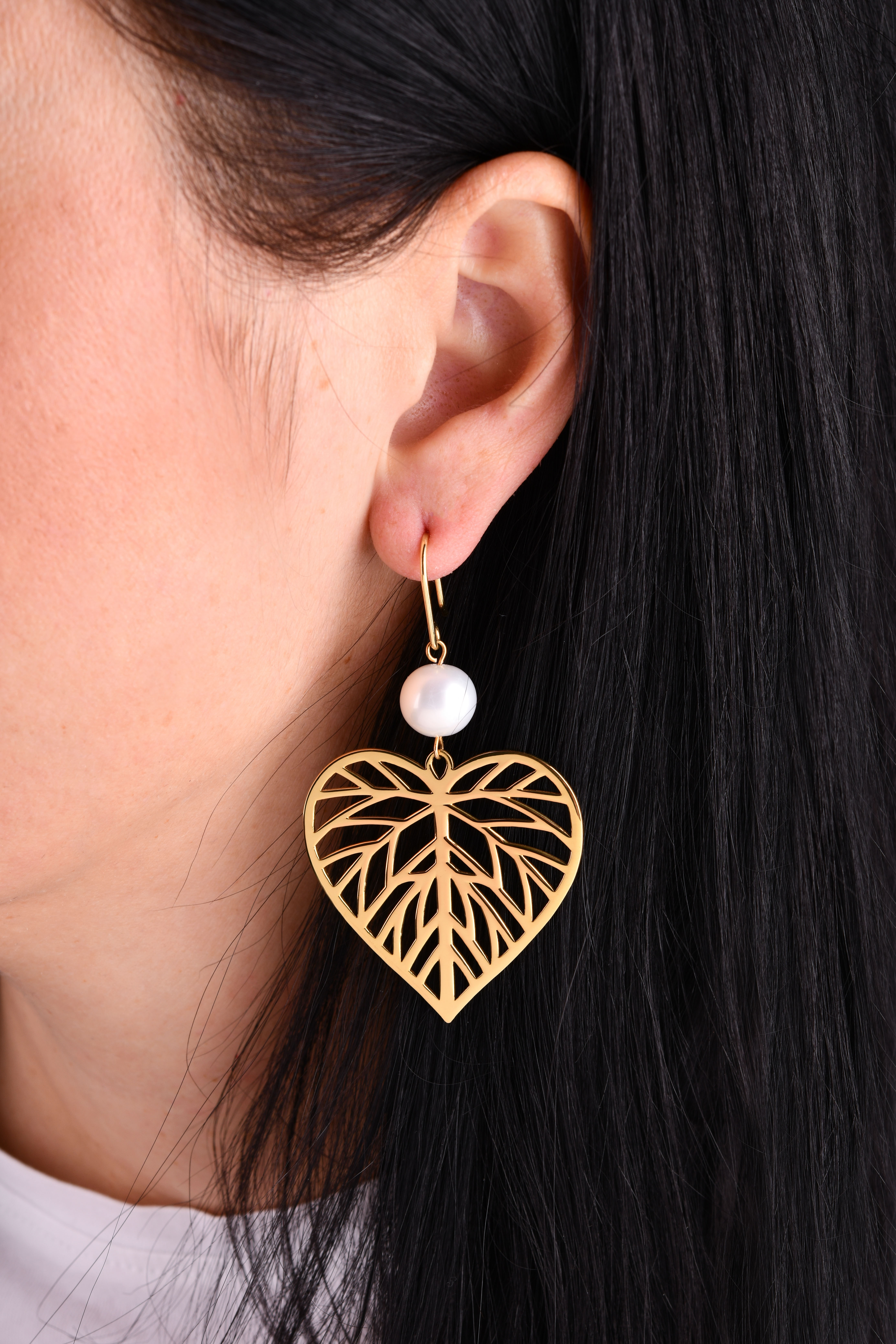 Náušnice lipový list