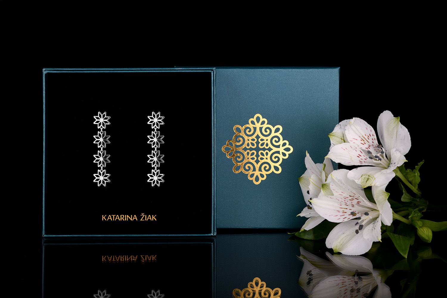 Náušnice Novohrad - hviezda 1 - pás