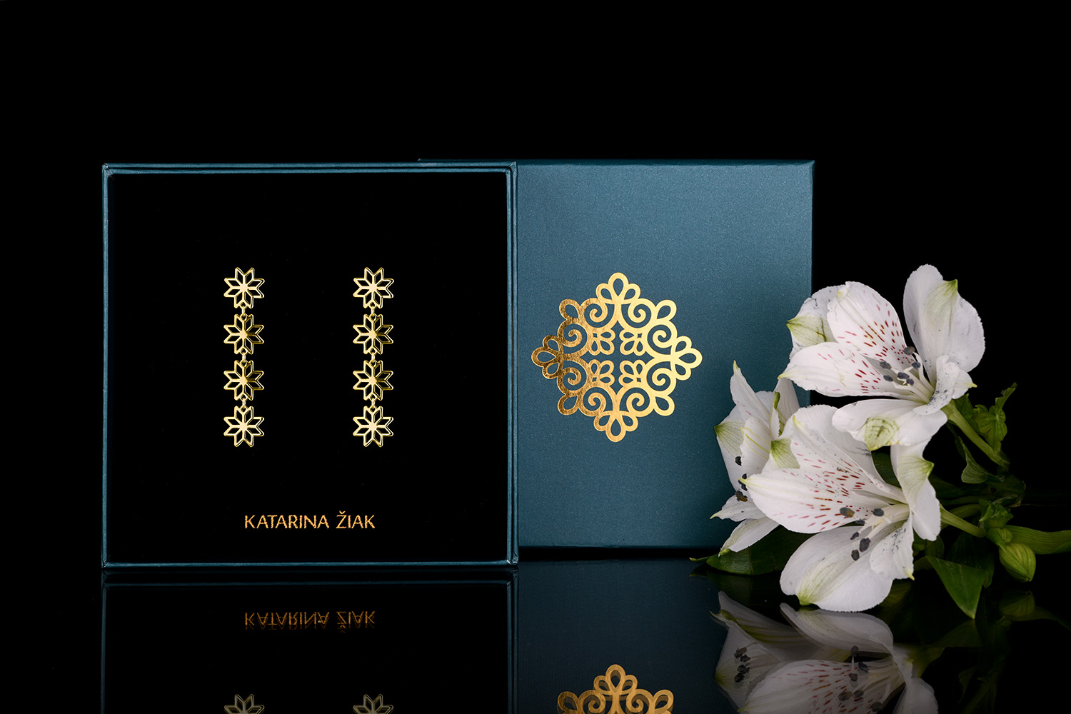 Náušnice Novohrad - hviezda 1 - pás