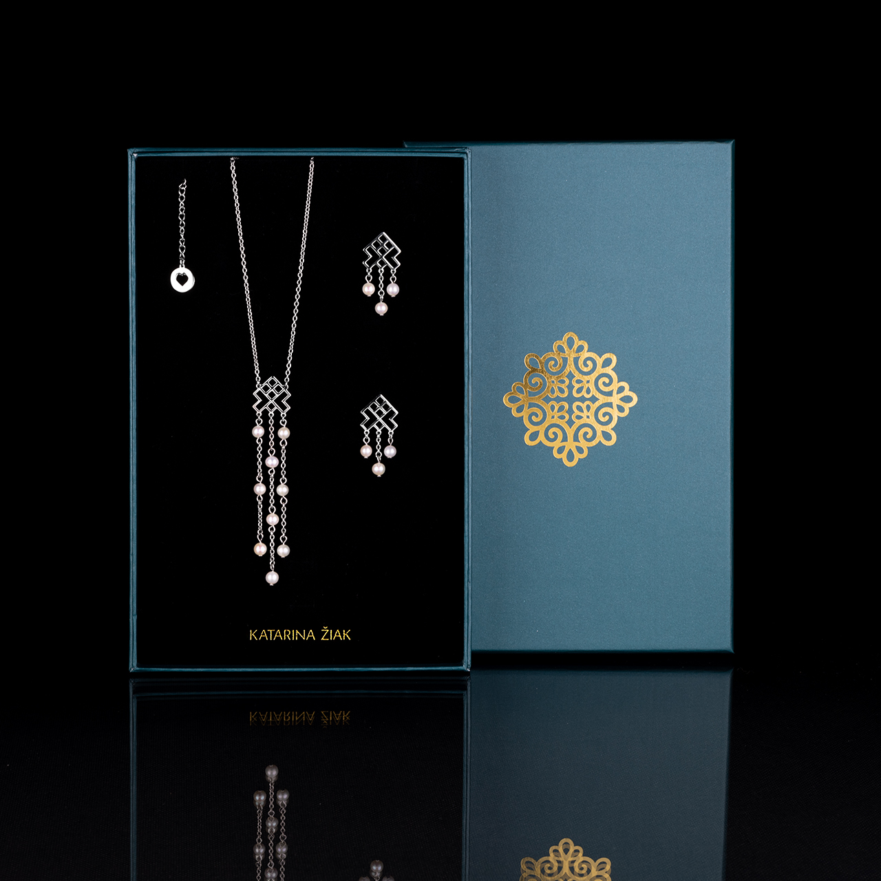 Set Novohrad vodopád+ perly