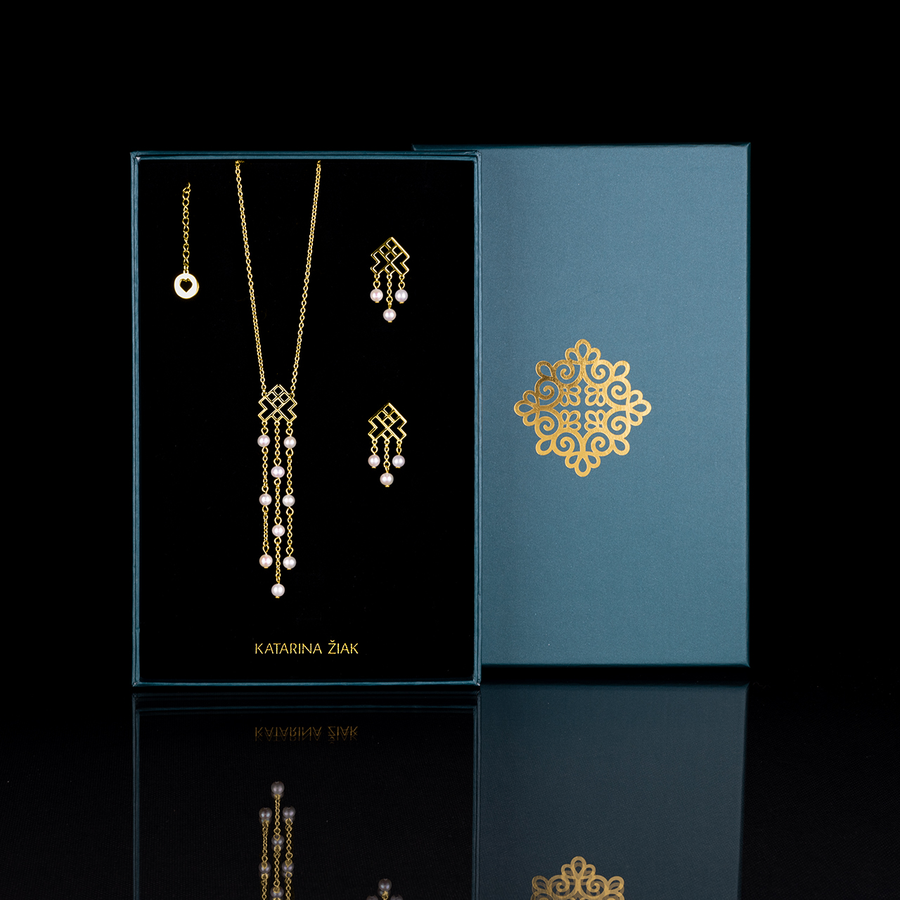 Set Novohrad vodopád+ perly