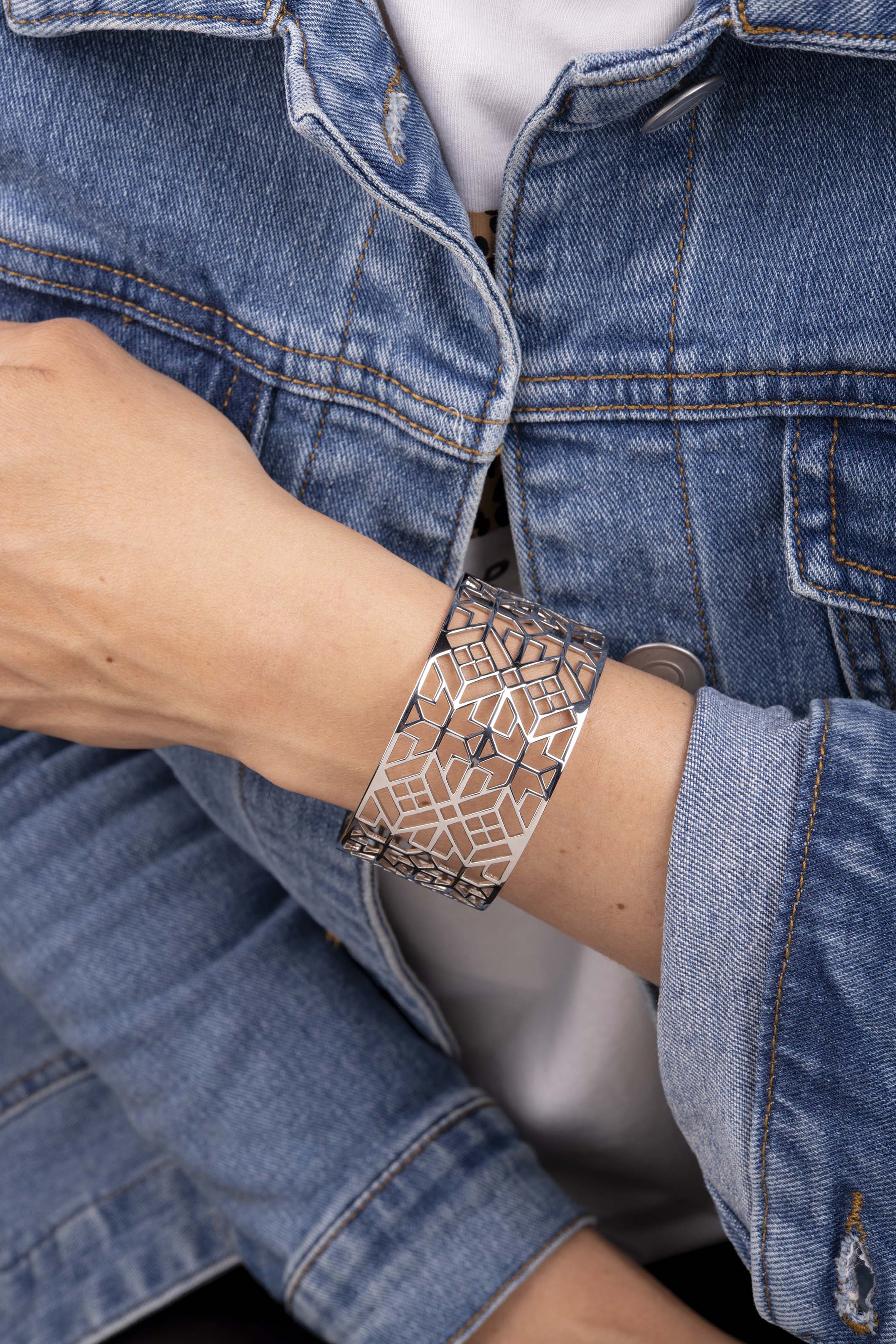 Náramok novohrad ornament - pás široký