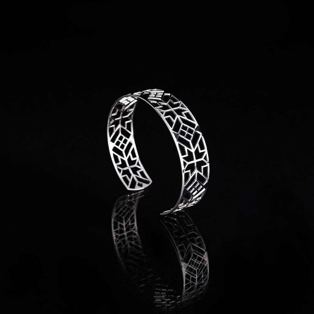 Náramok novohrad ornament - pás úzky