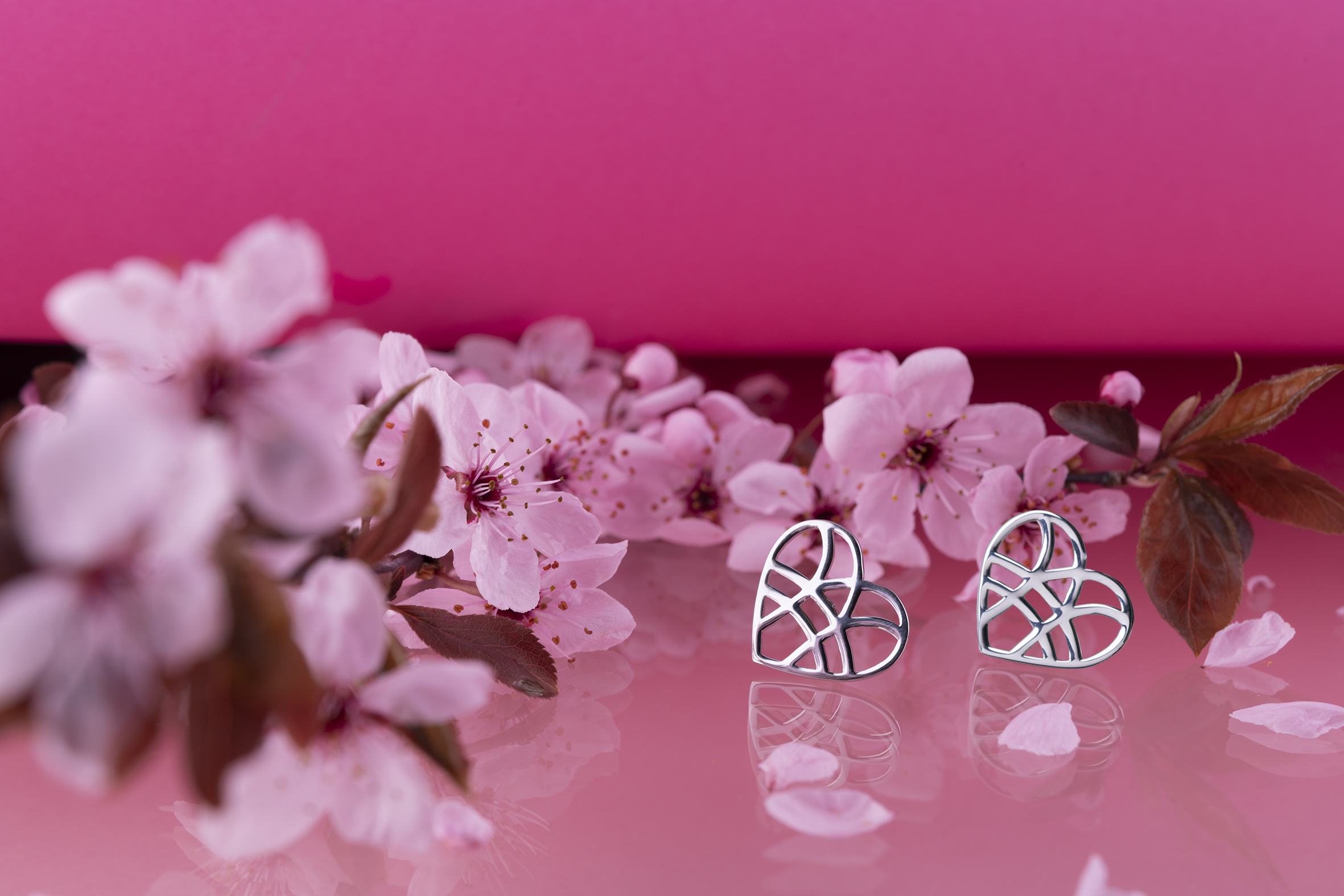 Napichovacie náušnice srdiečka