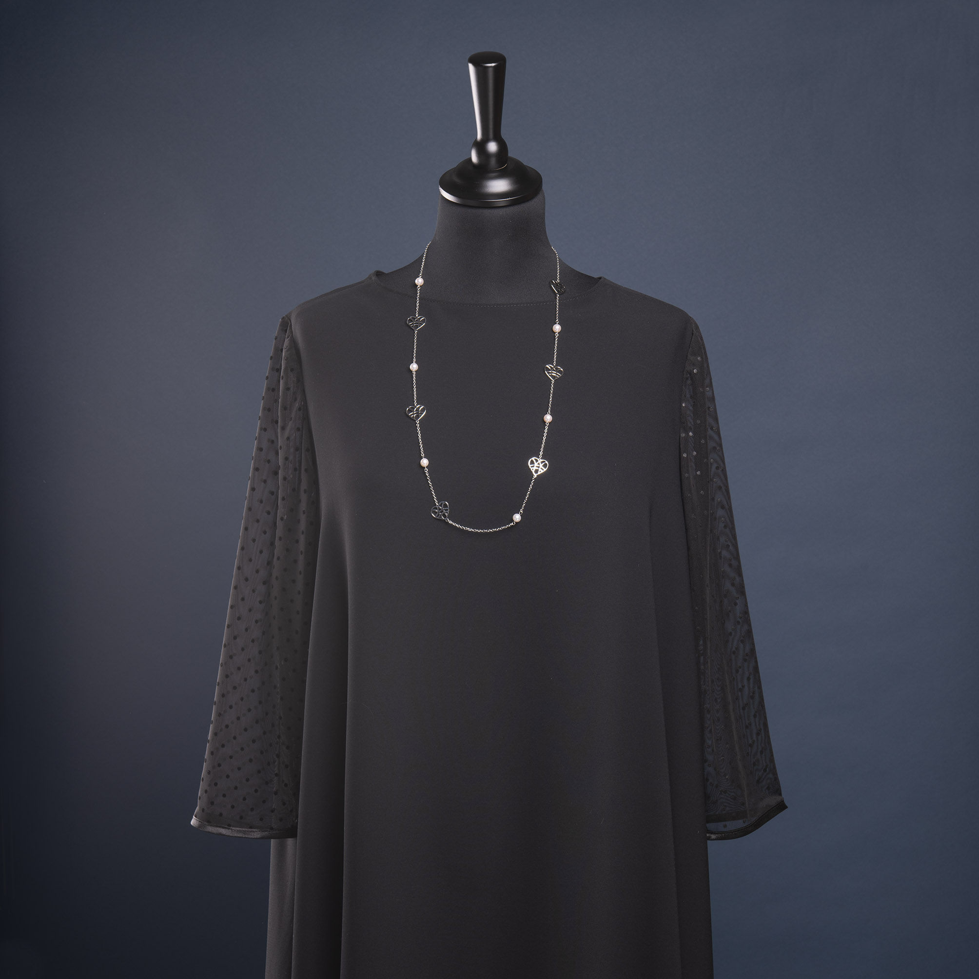 Retiazka srdiečka + perly