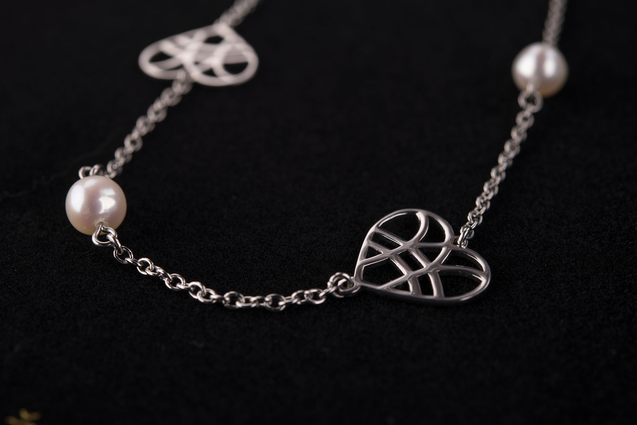 Retiazka srdiečka + perly