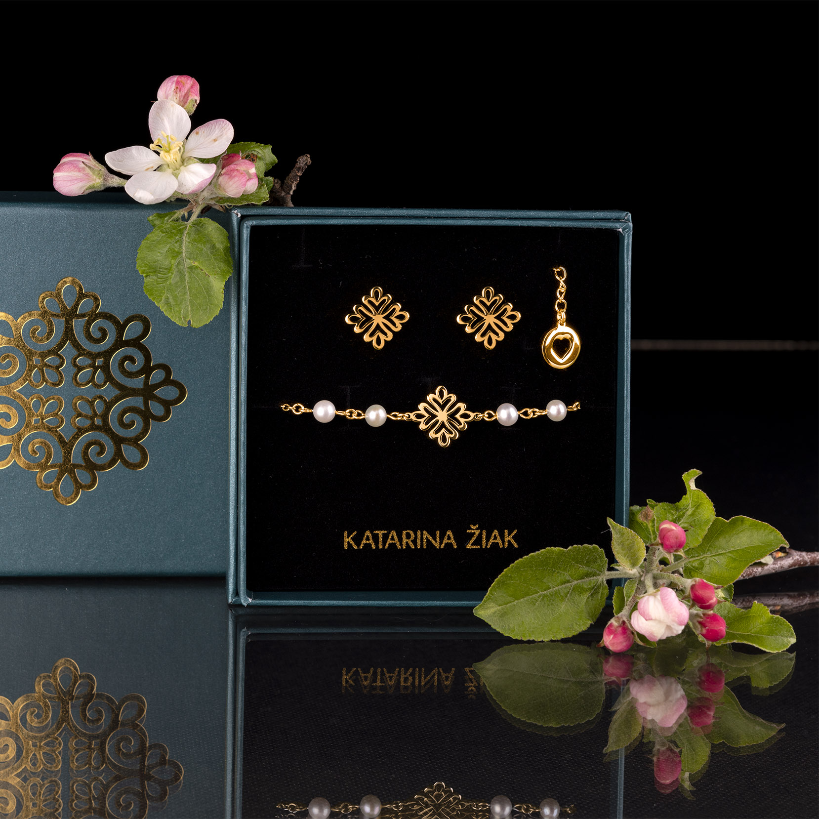 Set Trakovice ornament + perla