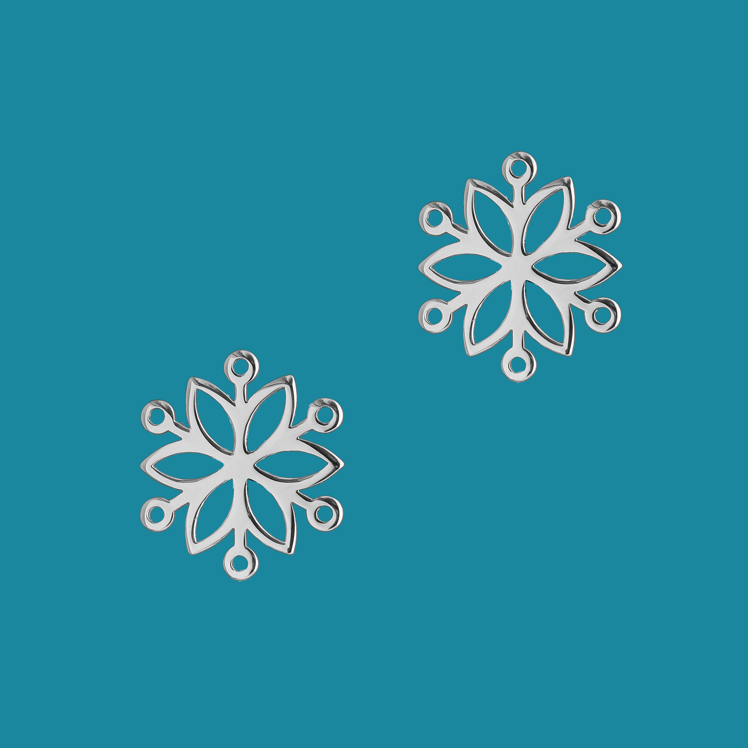 Napichovacie náušnice Kvet života 2