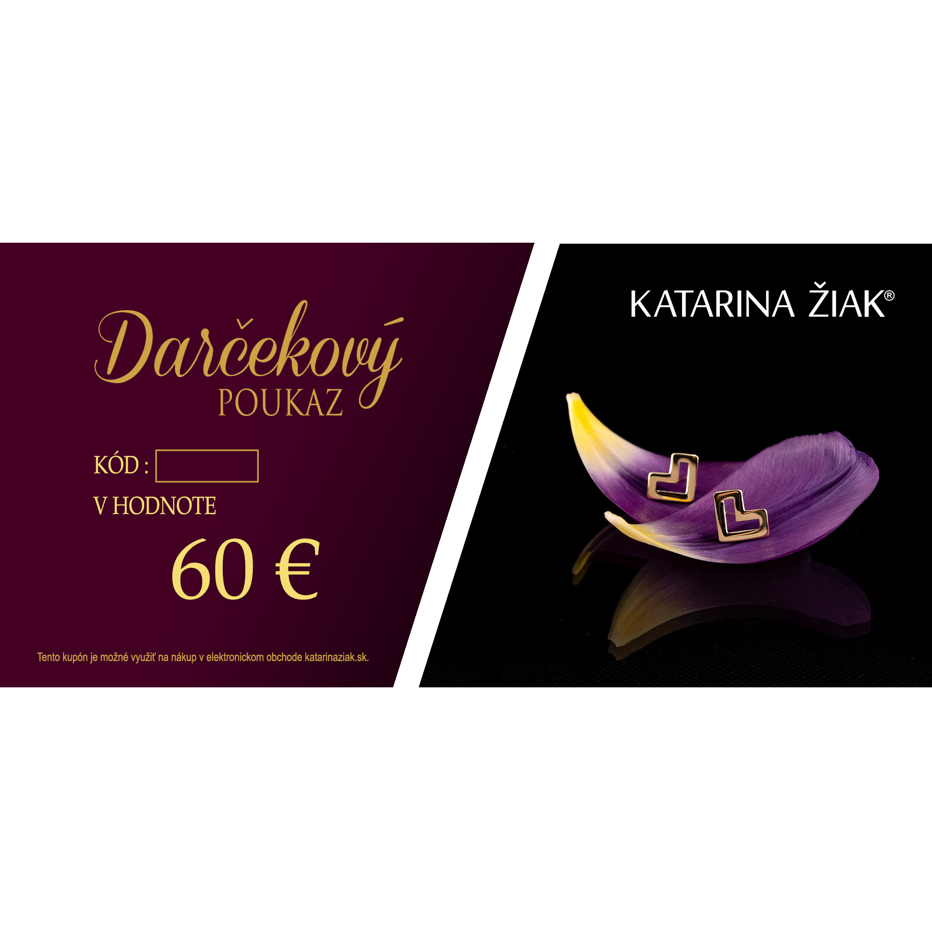 Gift voucher Vajnory - 60€