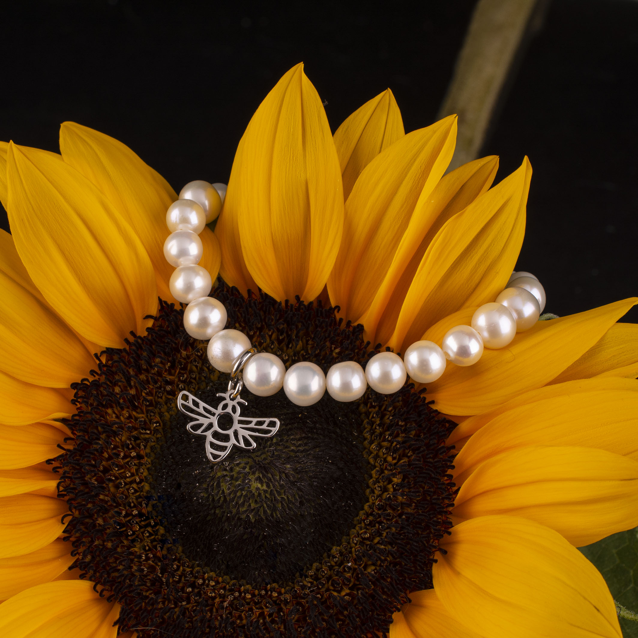 Náramok včela - perly