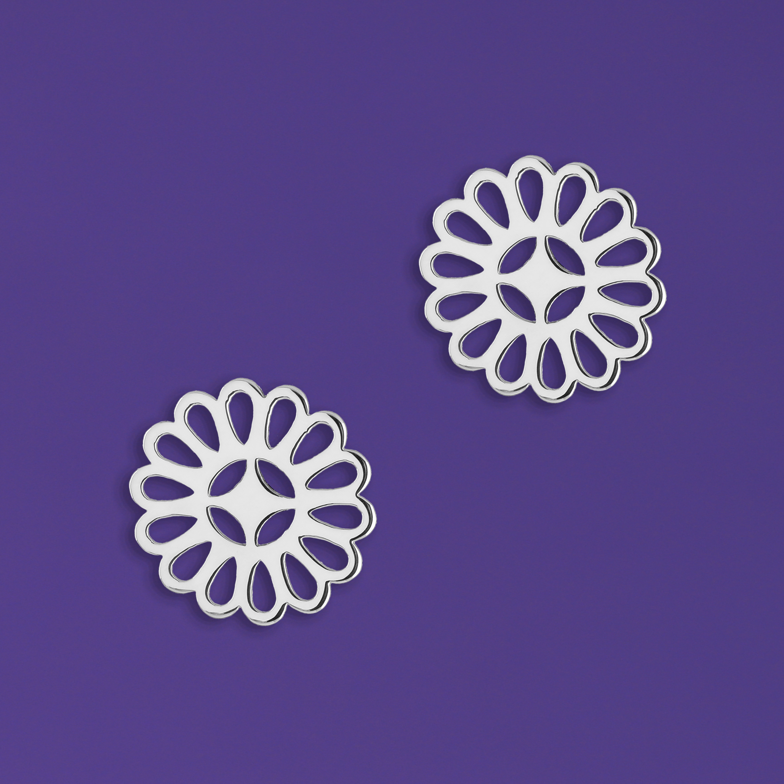 Napichovacie náušnice malé cíferské margarétky