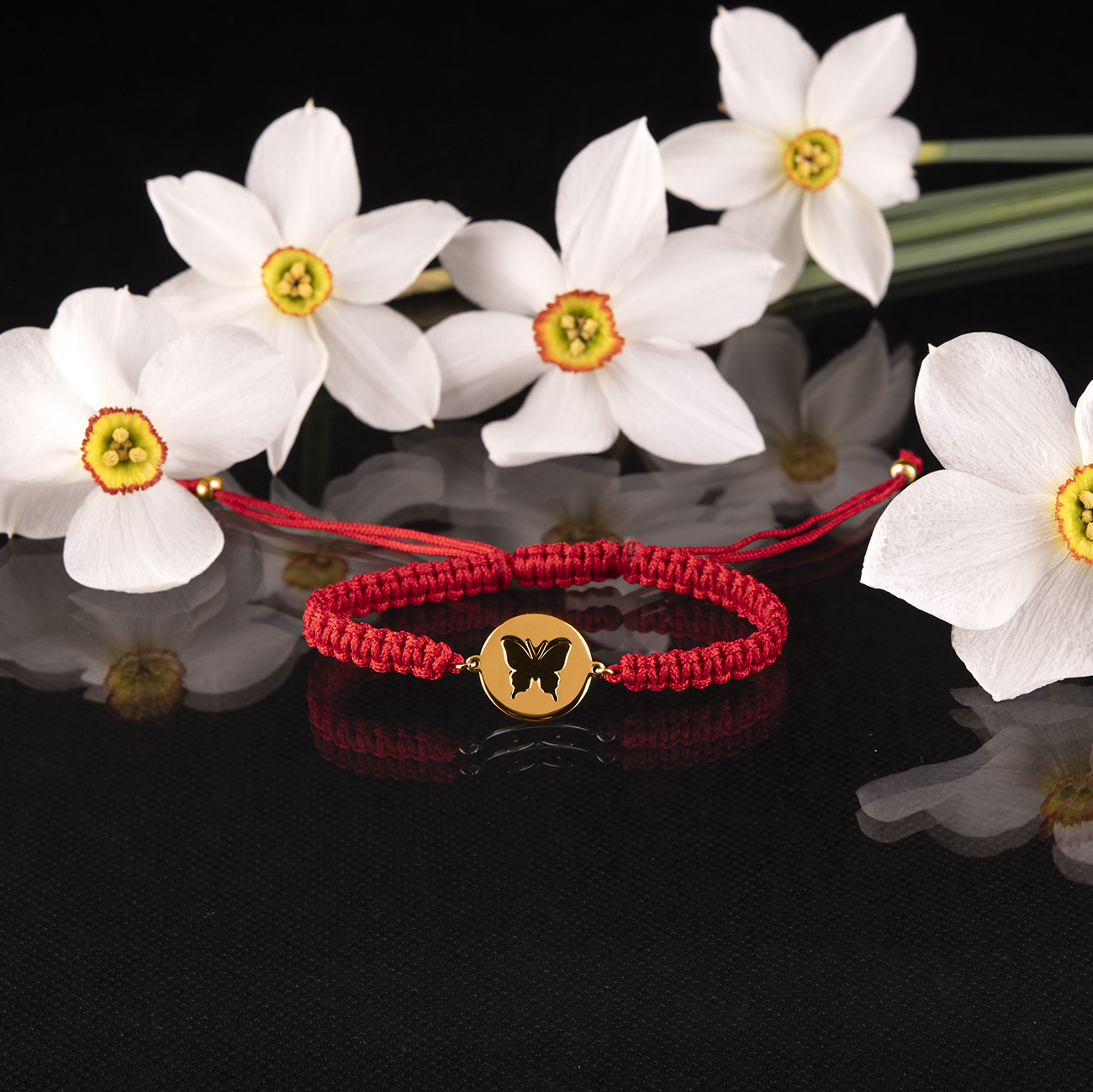 Náramok motýľ vidlochvost 2 - šnúrka